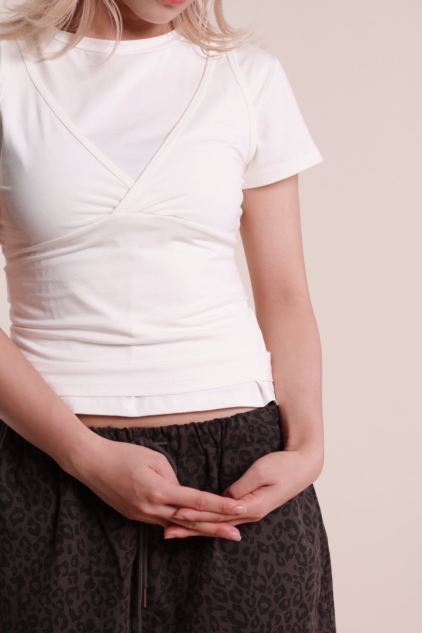 Lyla Tee Set (White)