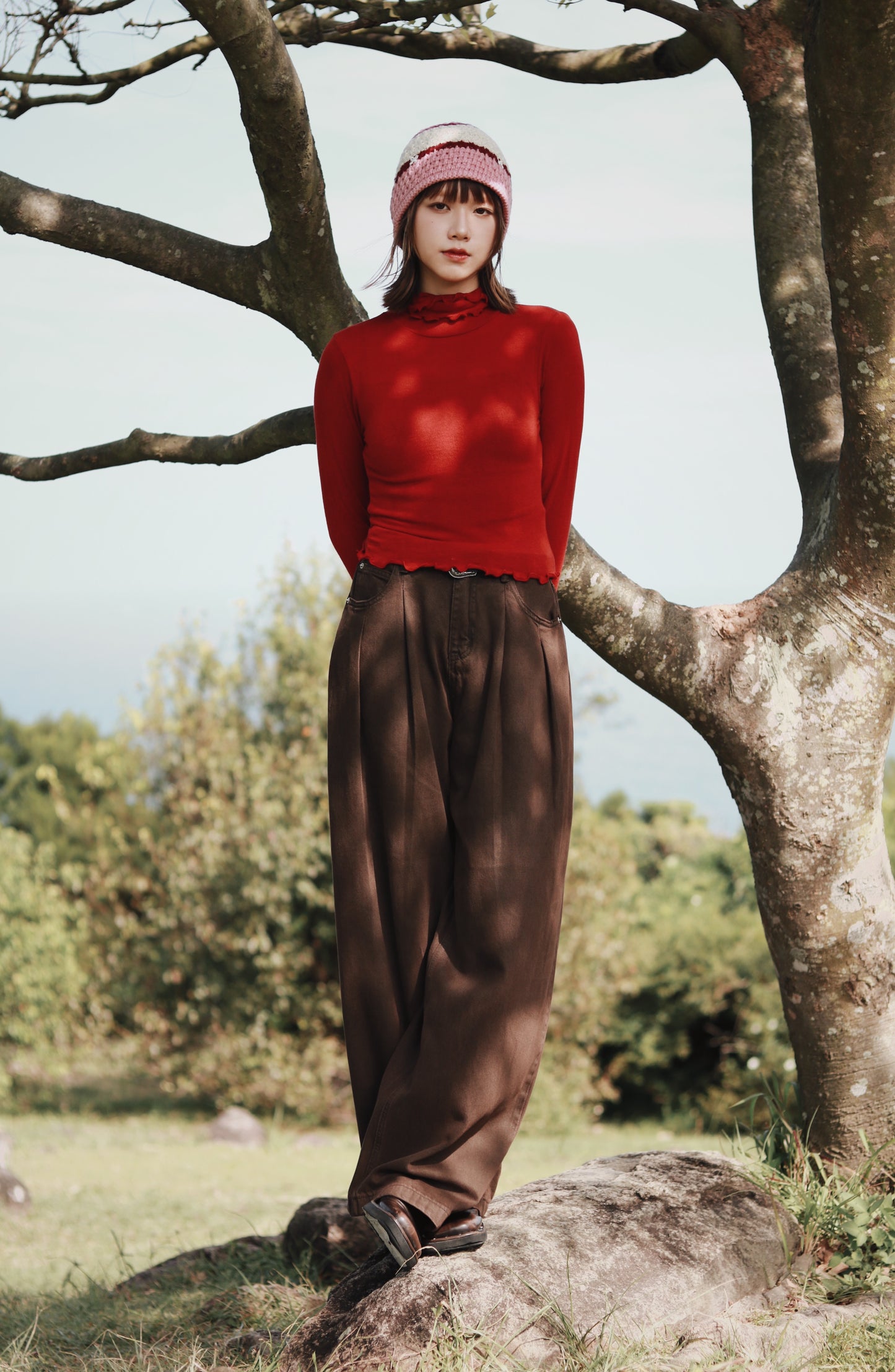 Double Fafa Top (Red)