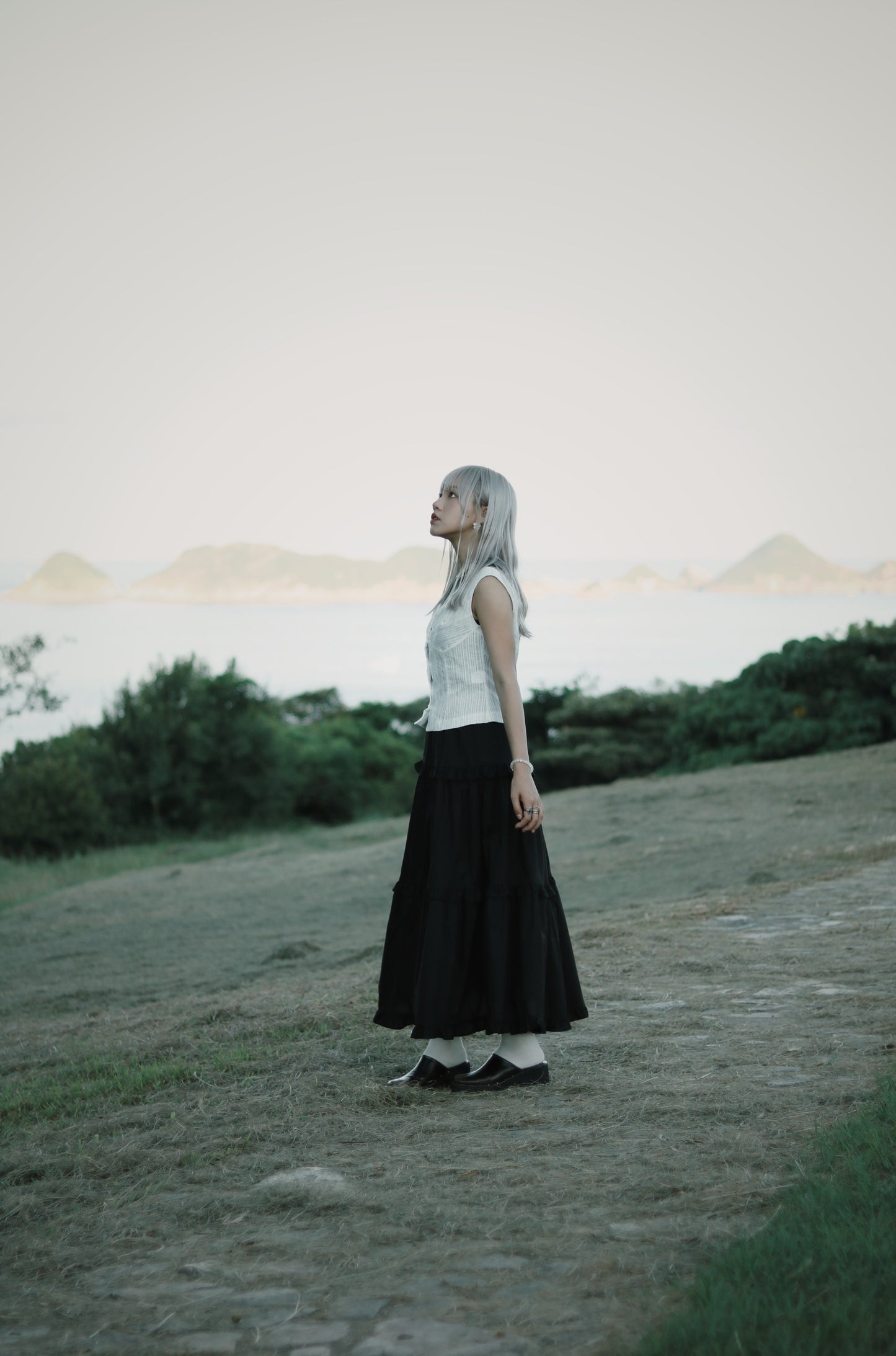 Ruffle Skirt (Black)