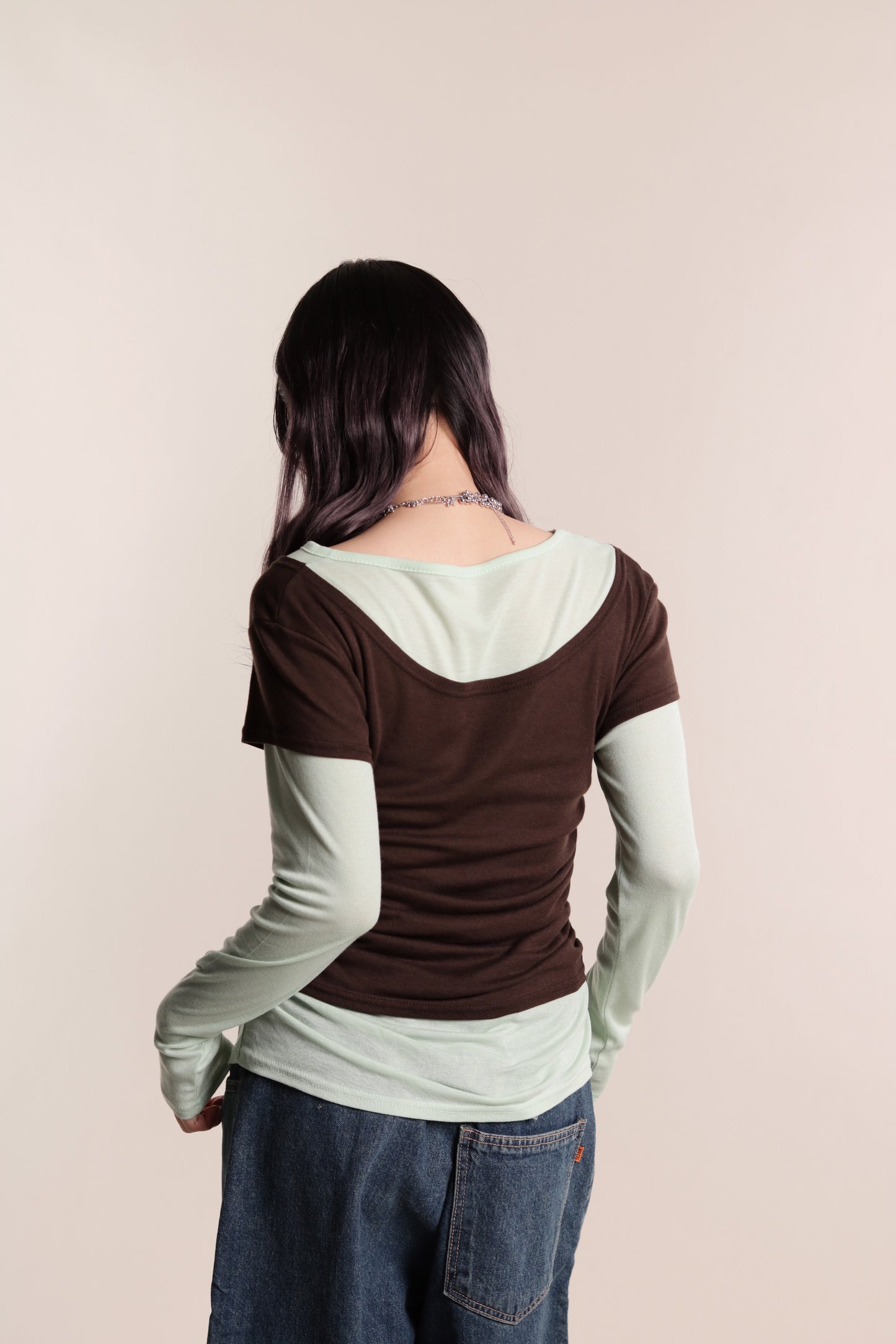 Mila Layered Top (Green)
