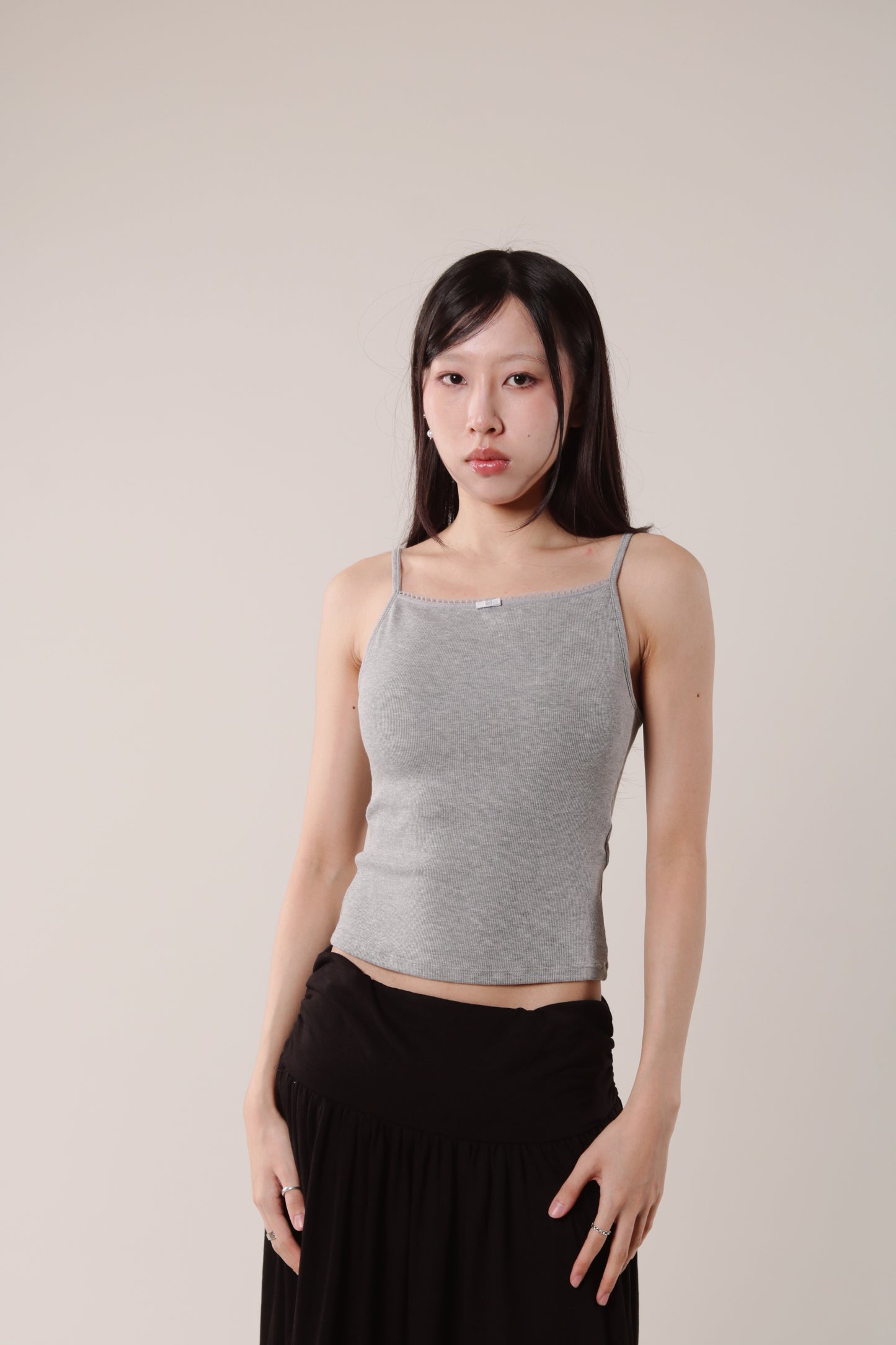 Ribbon Bra Top (Grey)