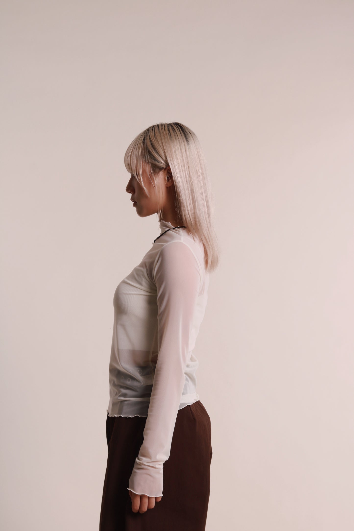 Daily See Through Top (Ivory)