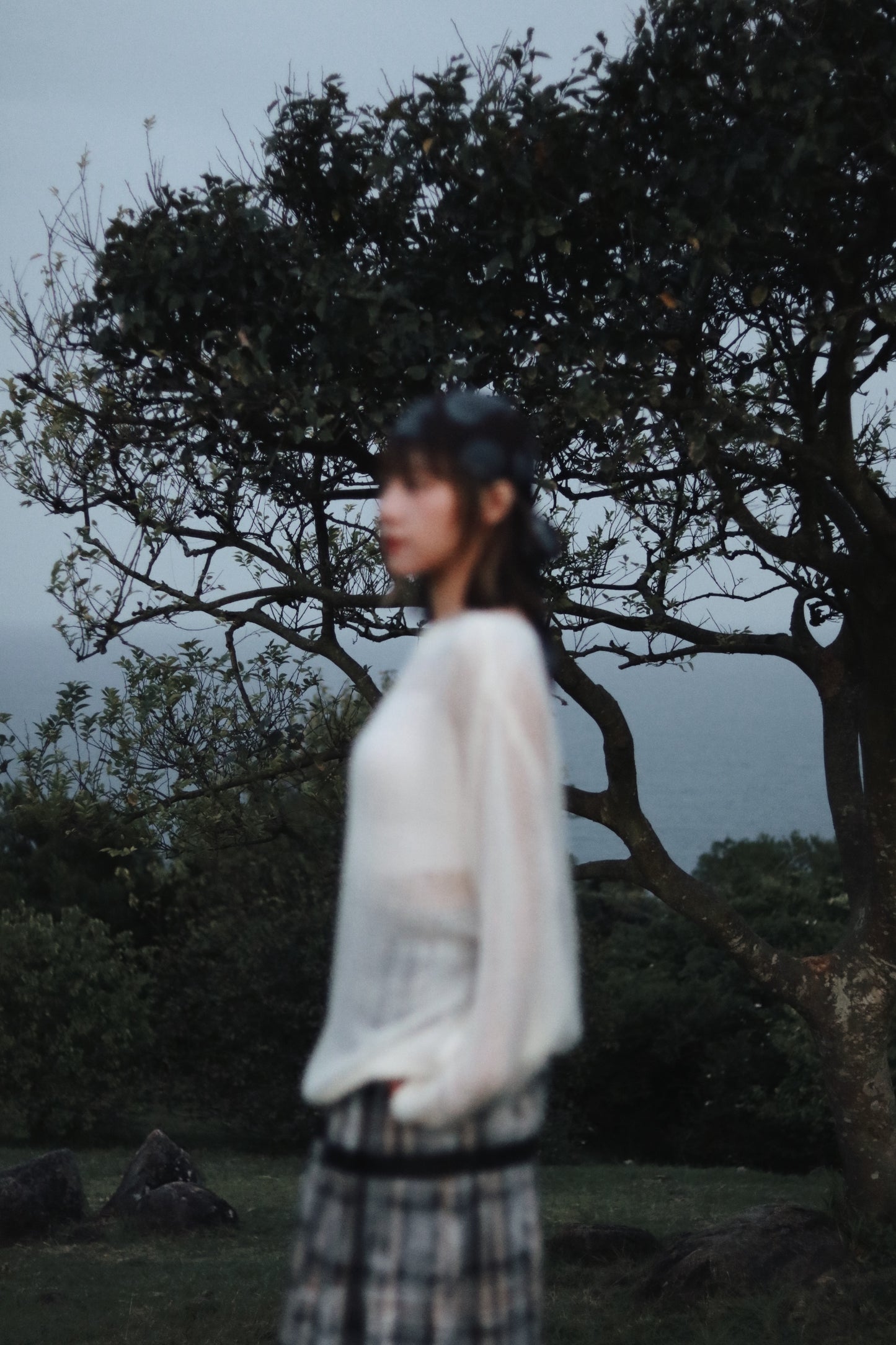 Autumn Knit Top (White)