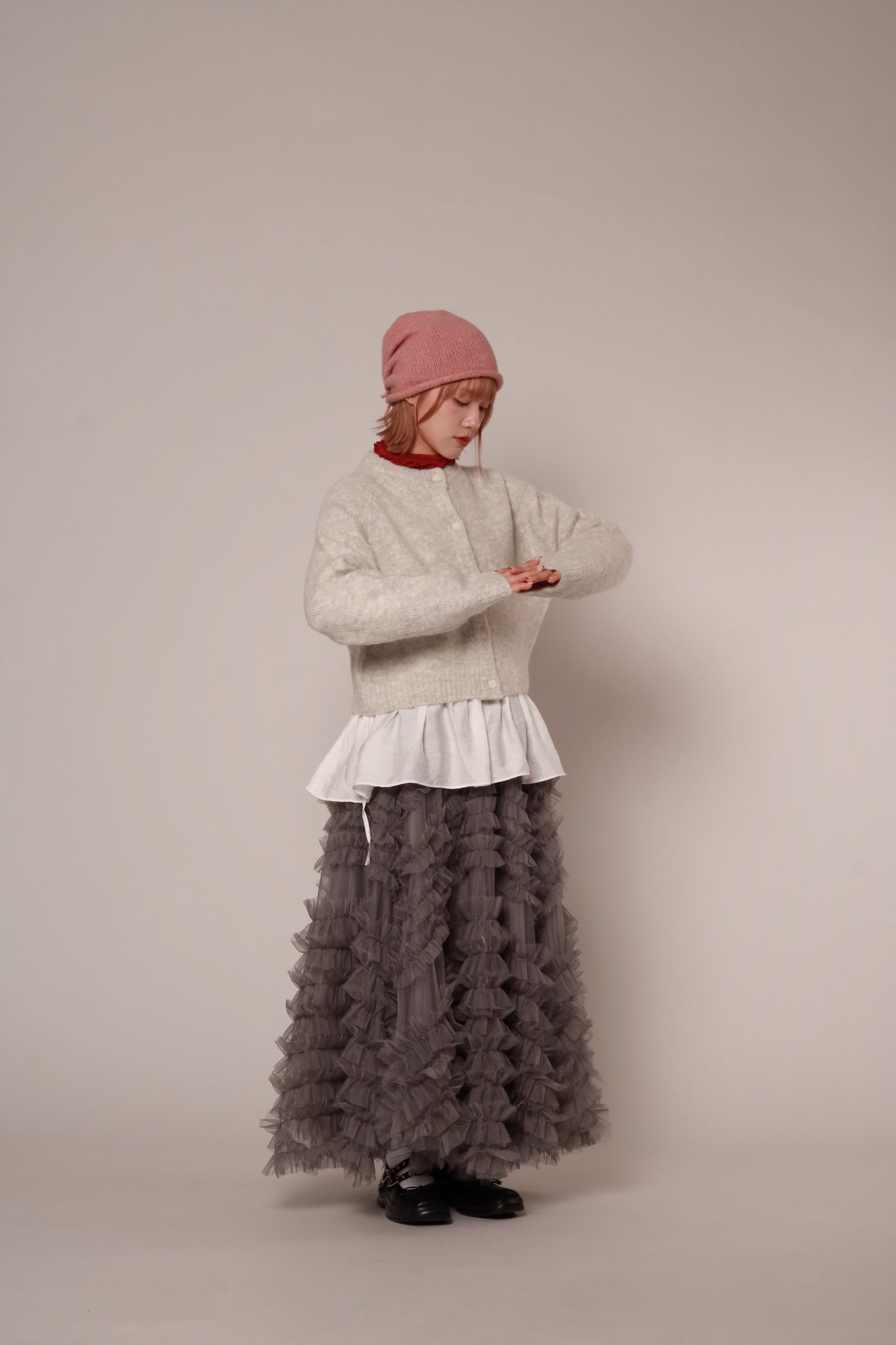 Grandma Cardigan (Light Grey)