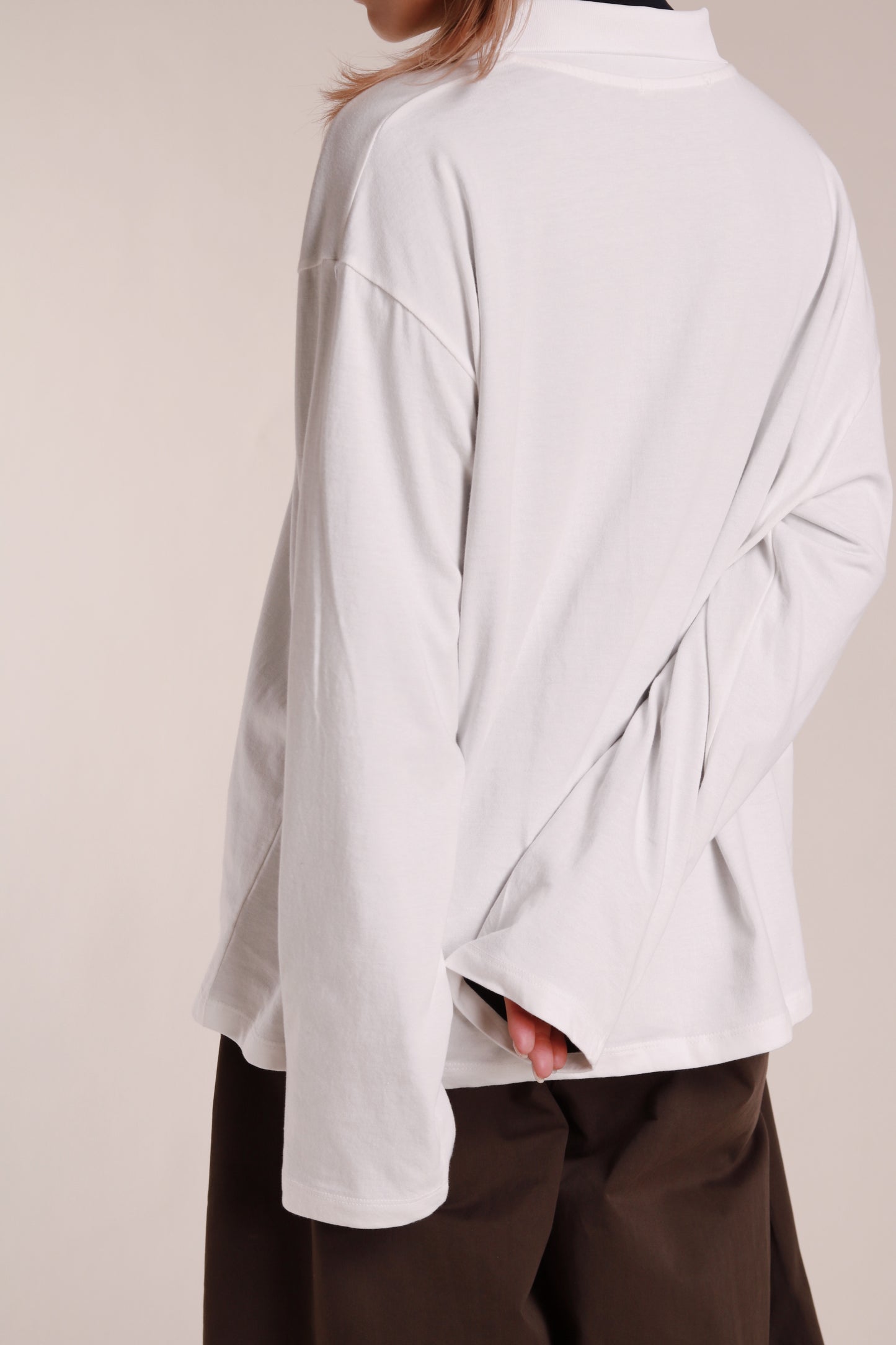 Autumn Polo Top (White)