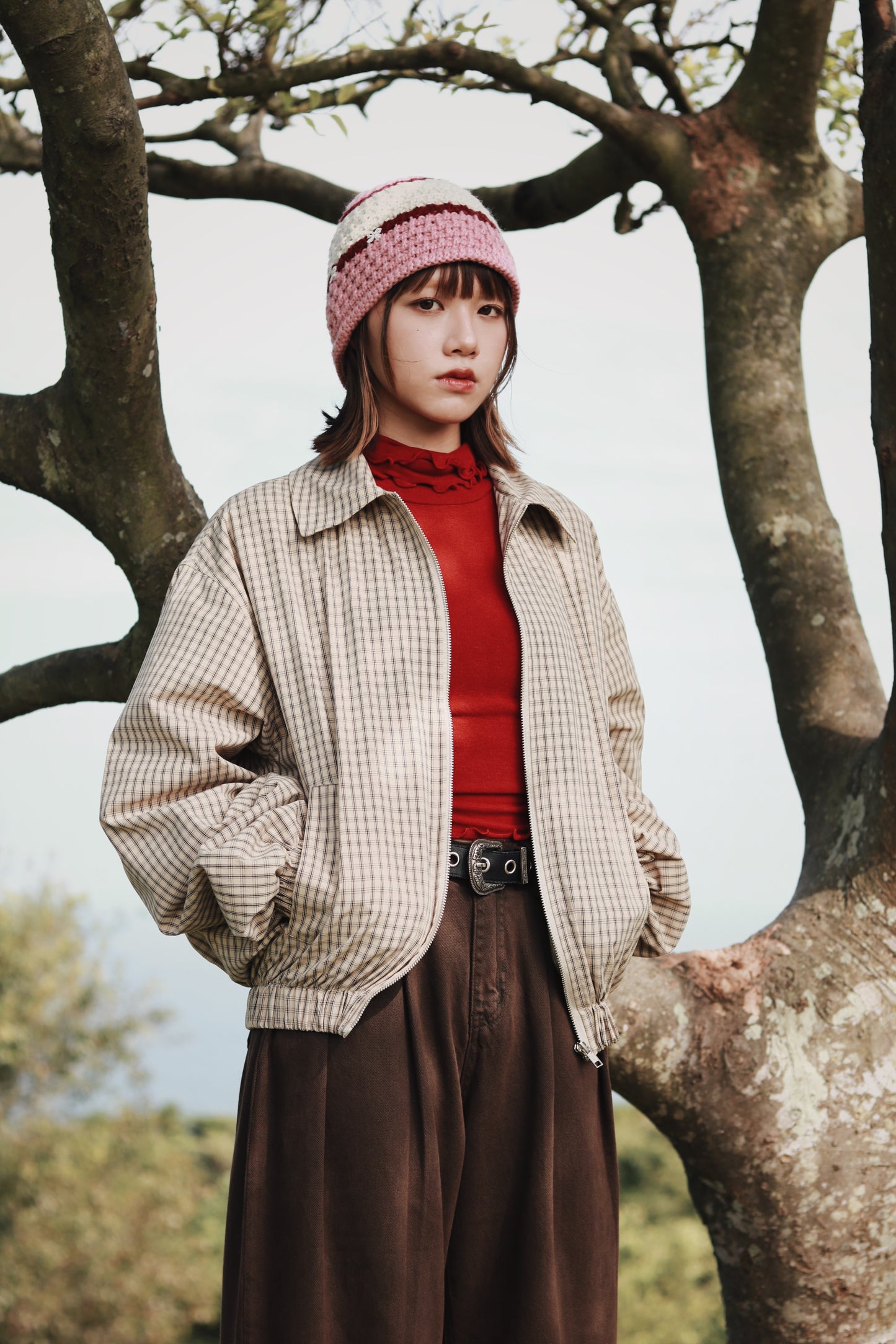 Little Ribbon Bucket Hat (Pink)