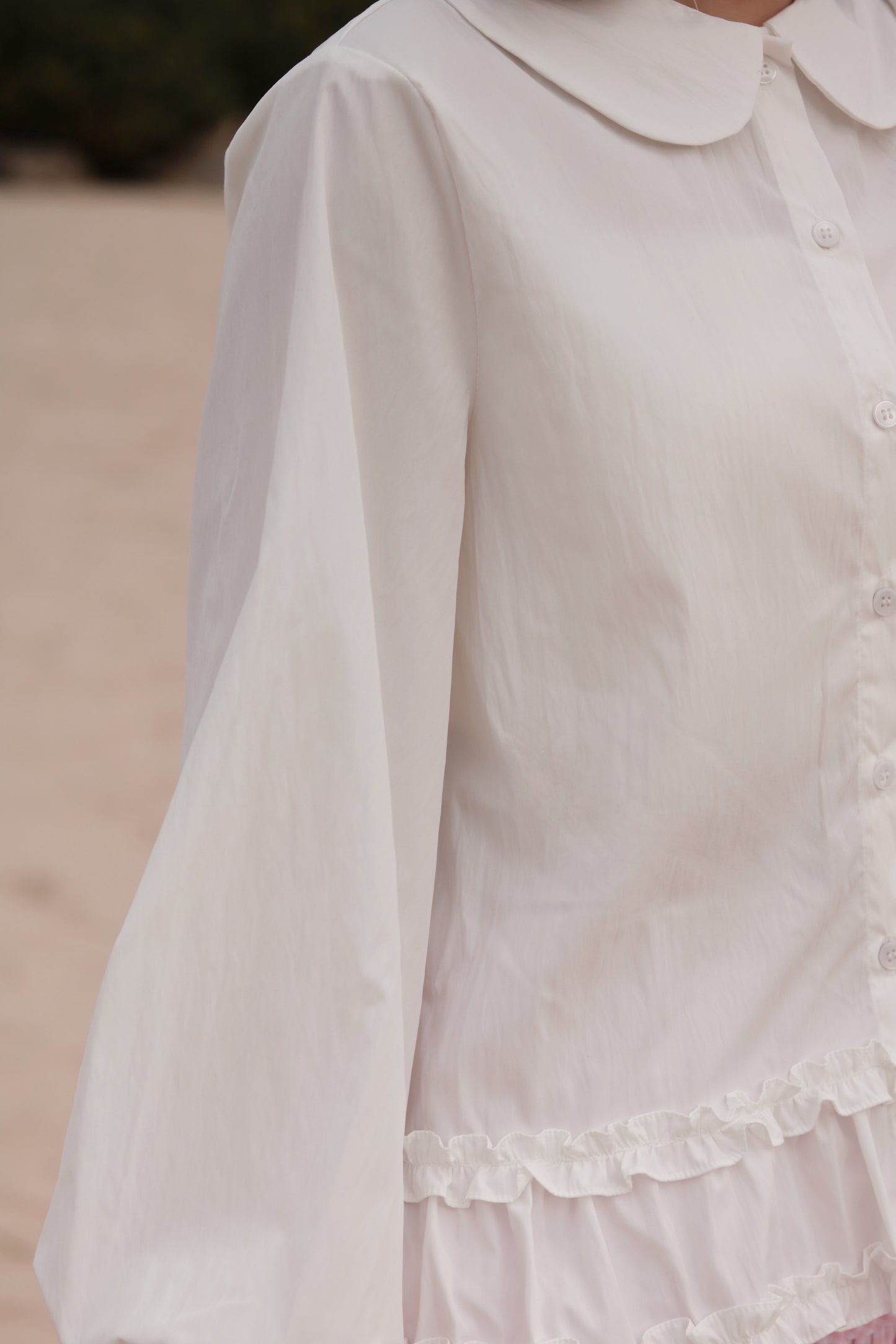 Doll Double Ruffle Blouse