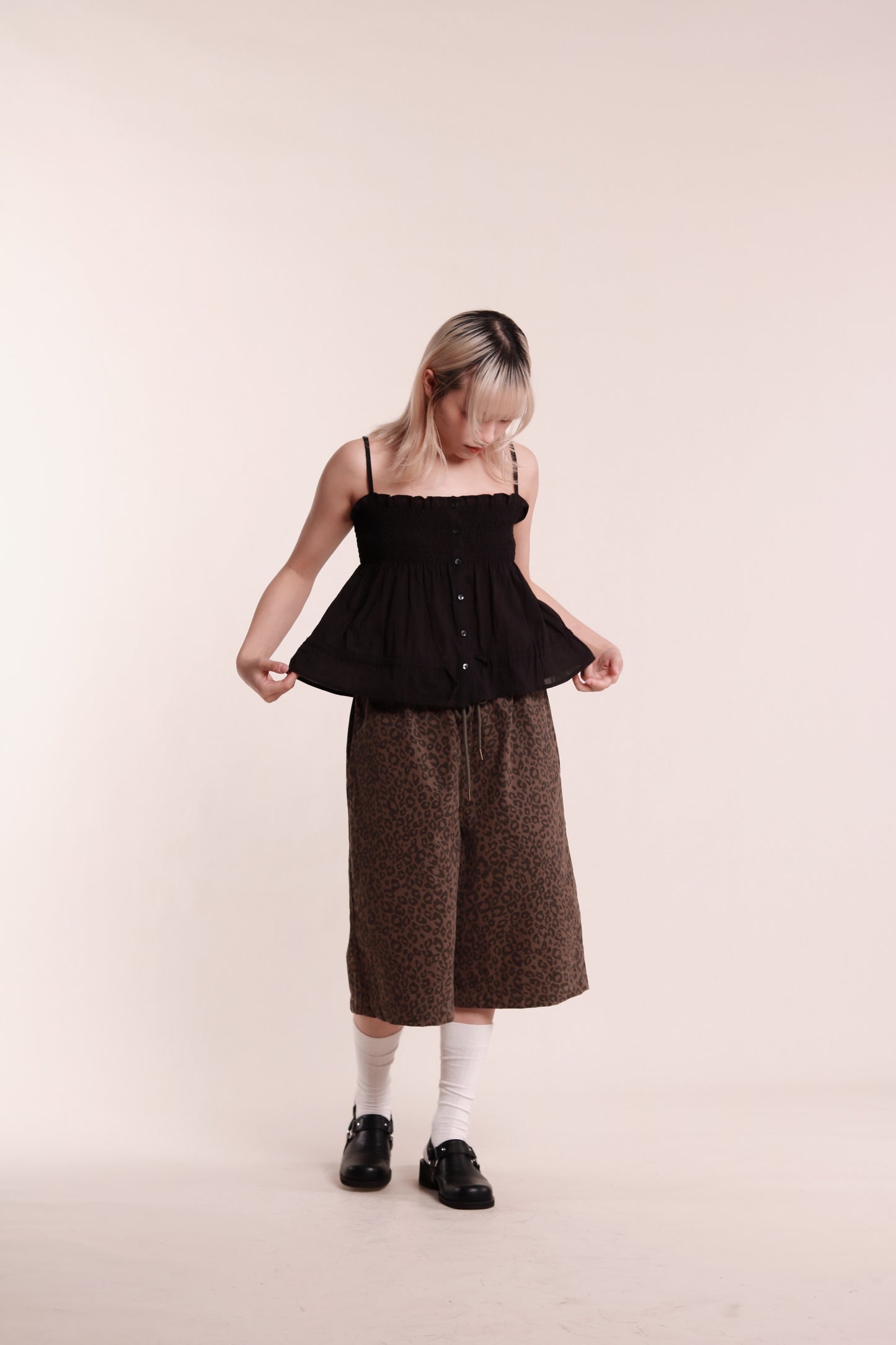 Audrey Sleeveless Top (Black)