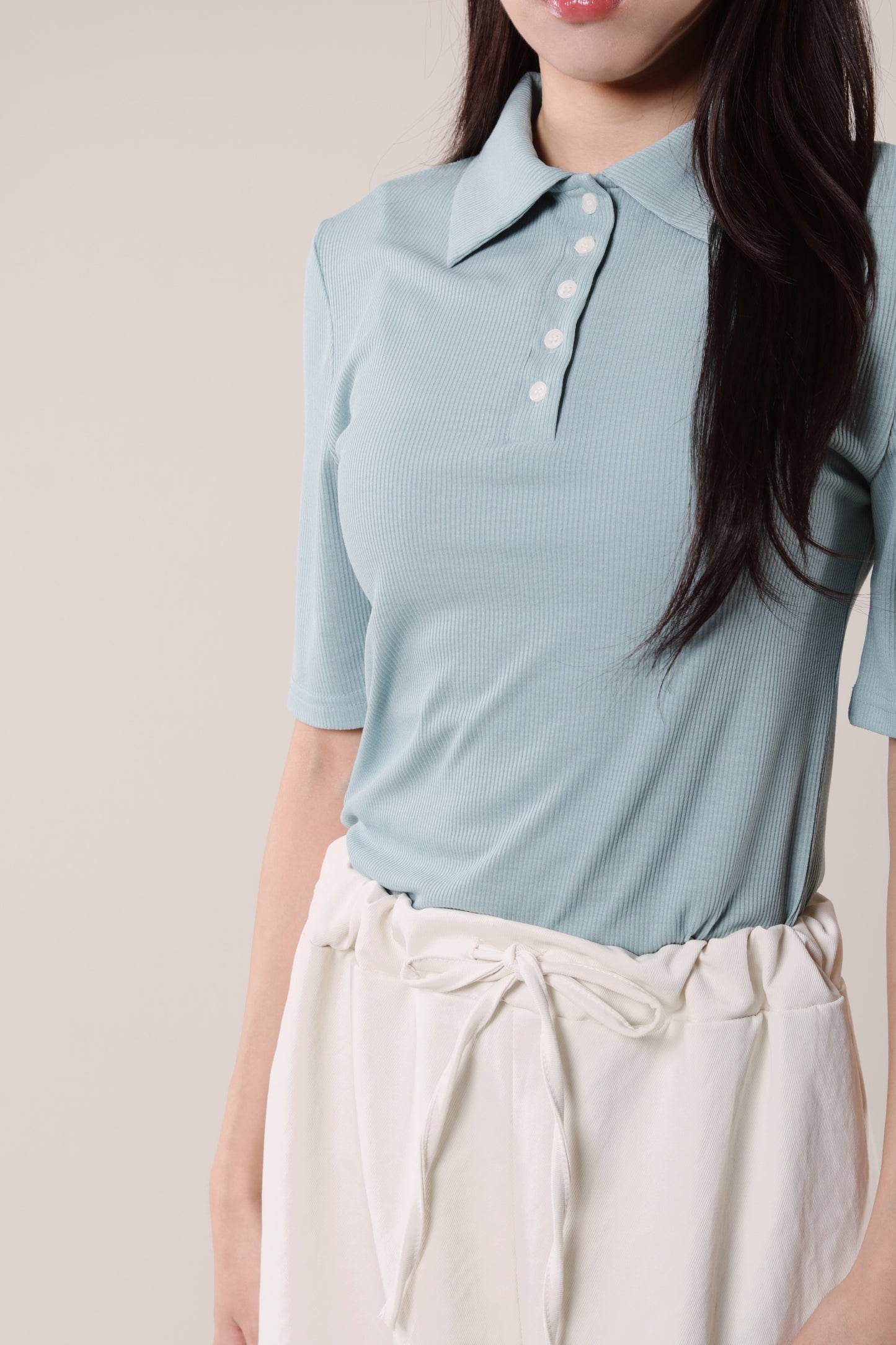 Summer Polo Tee (Blue)