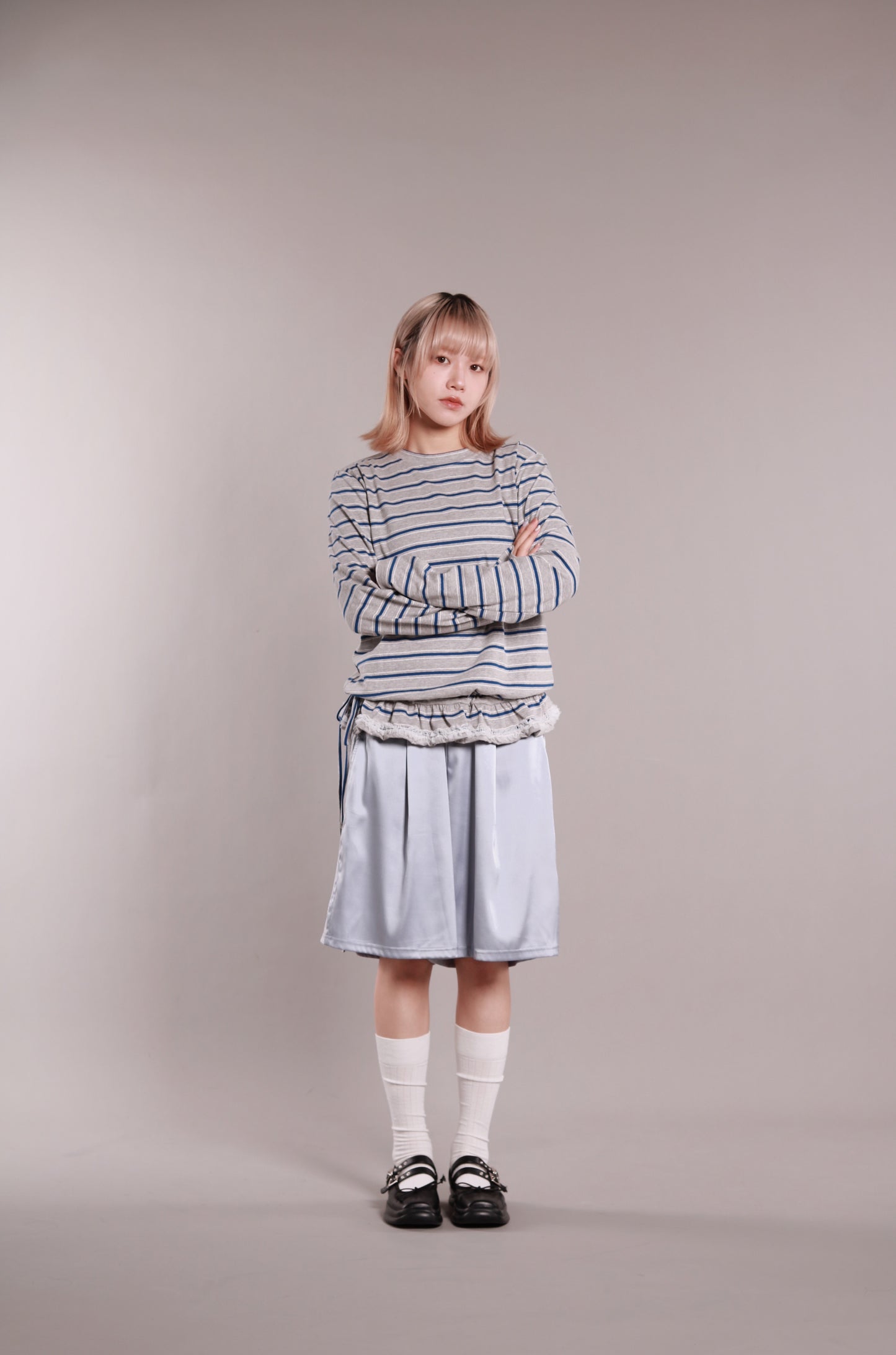 Sporty Lace Shorts (Sky)