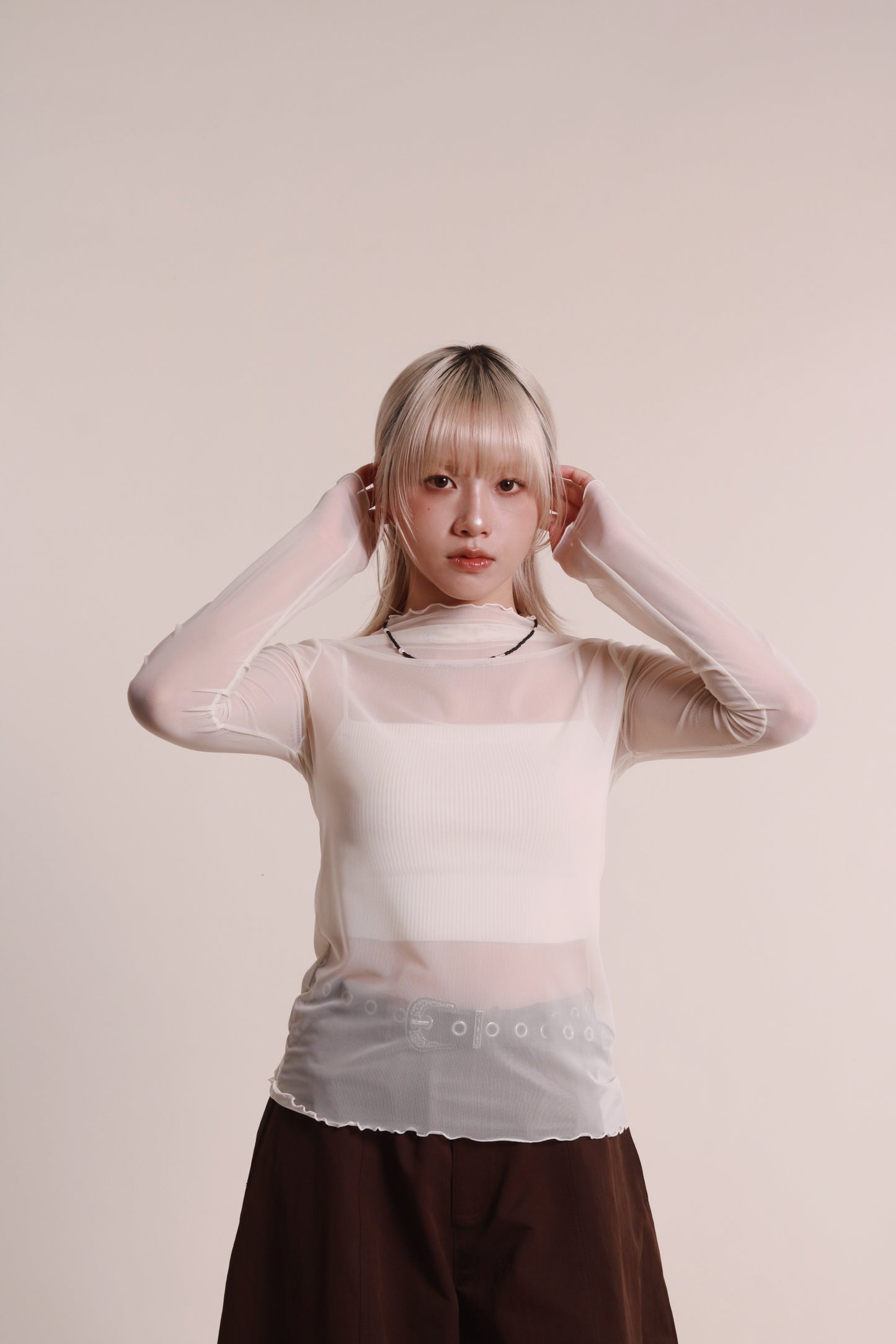 Daily See Through Top (Ivory)