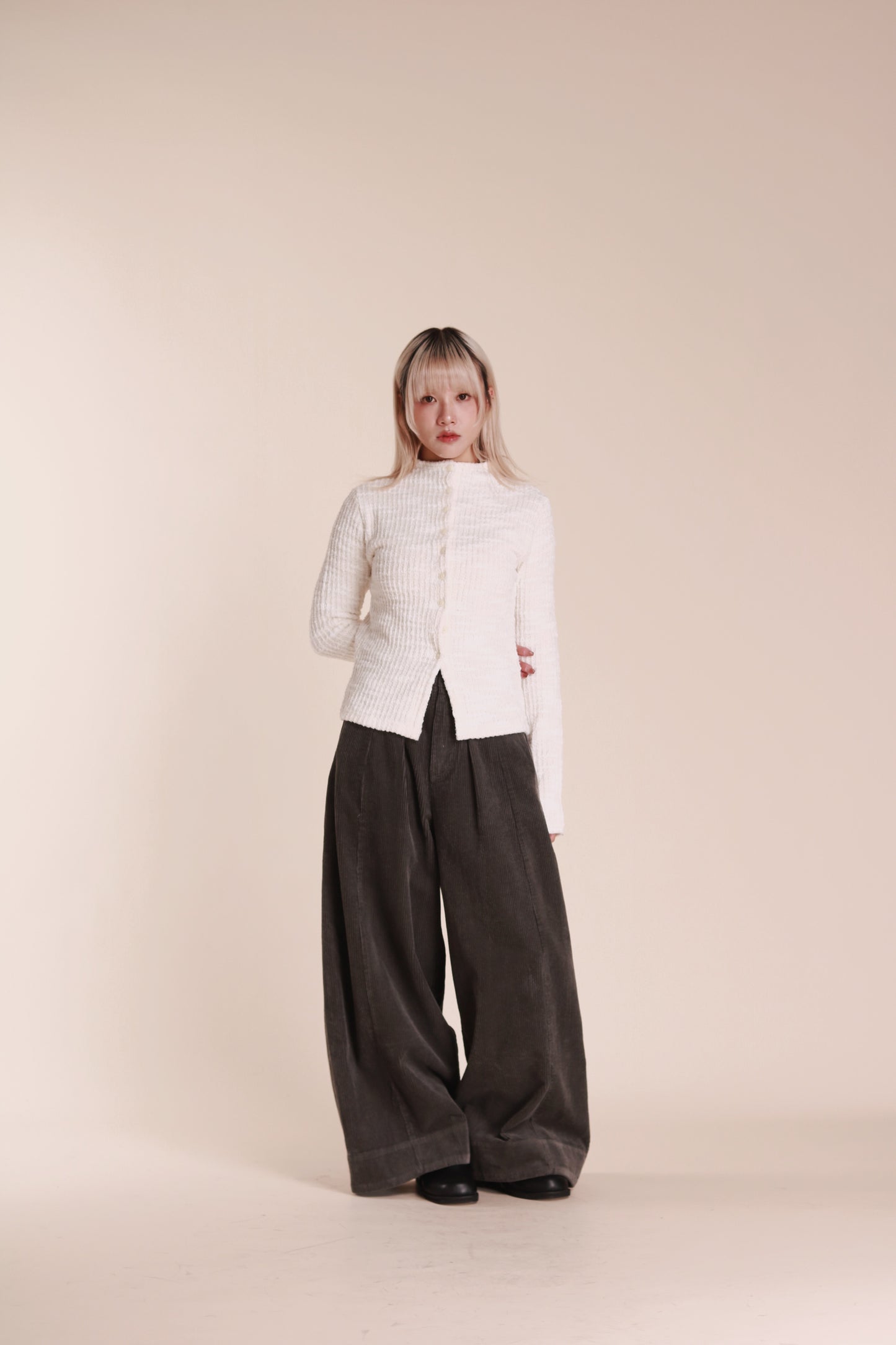 Textured Top (Ivory)