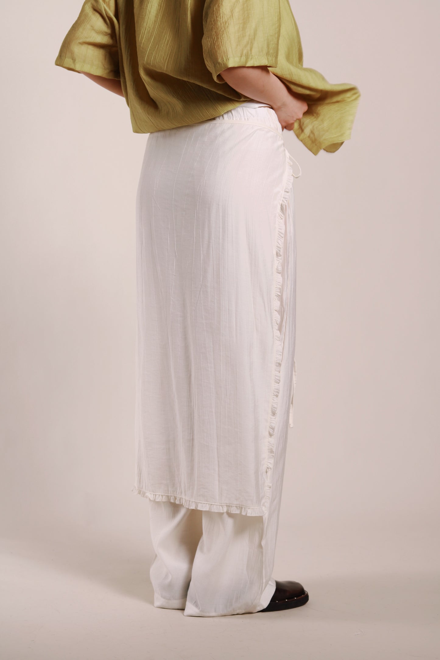 Wanda Layered Pants (Ivory)