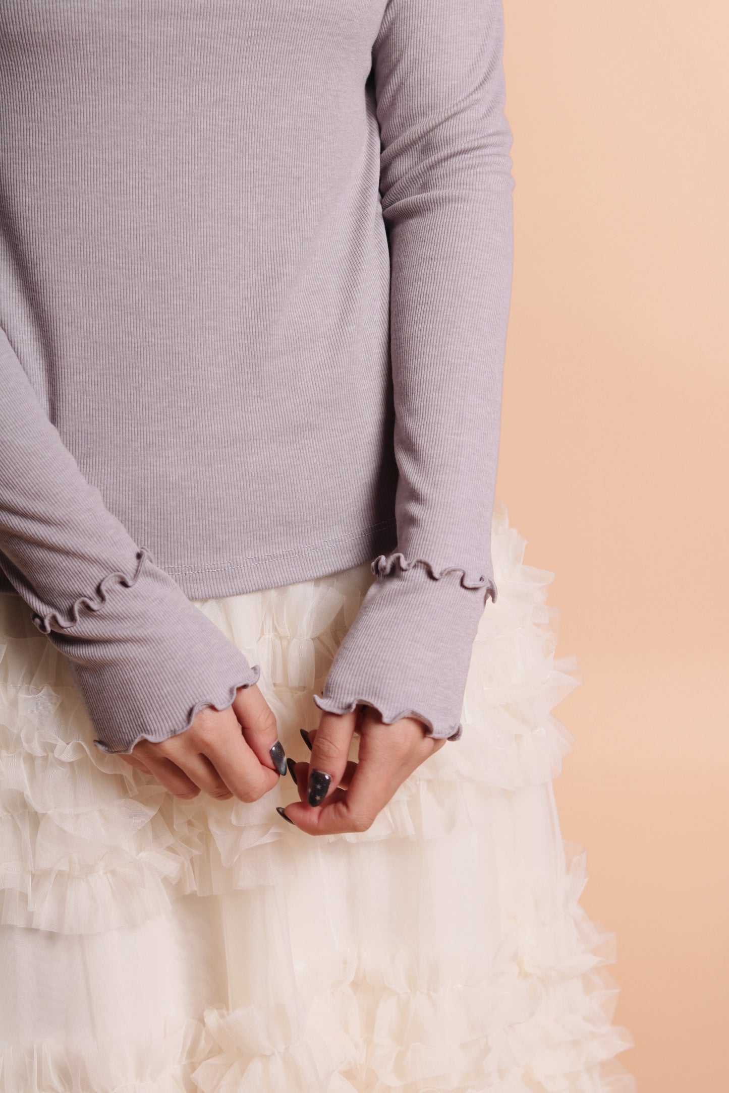 Double Ruffle Top (Lavender)