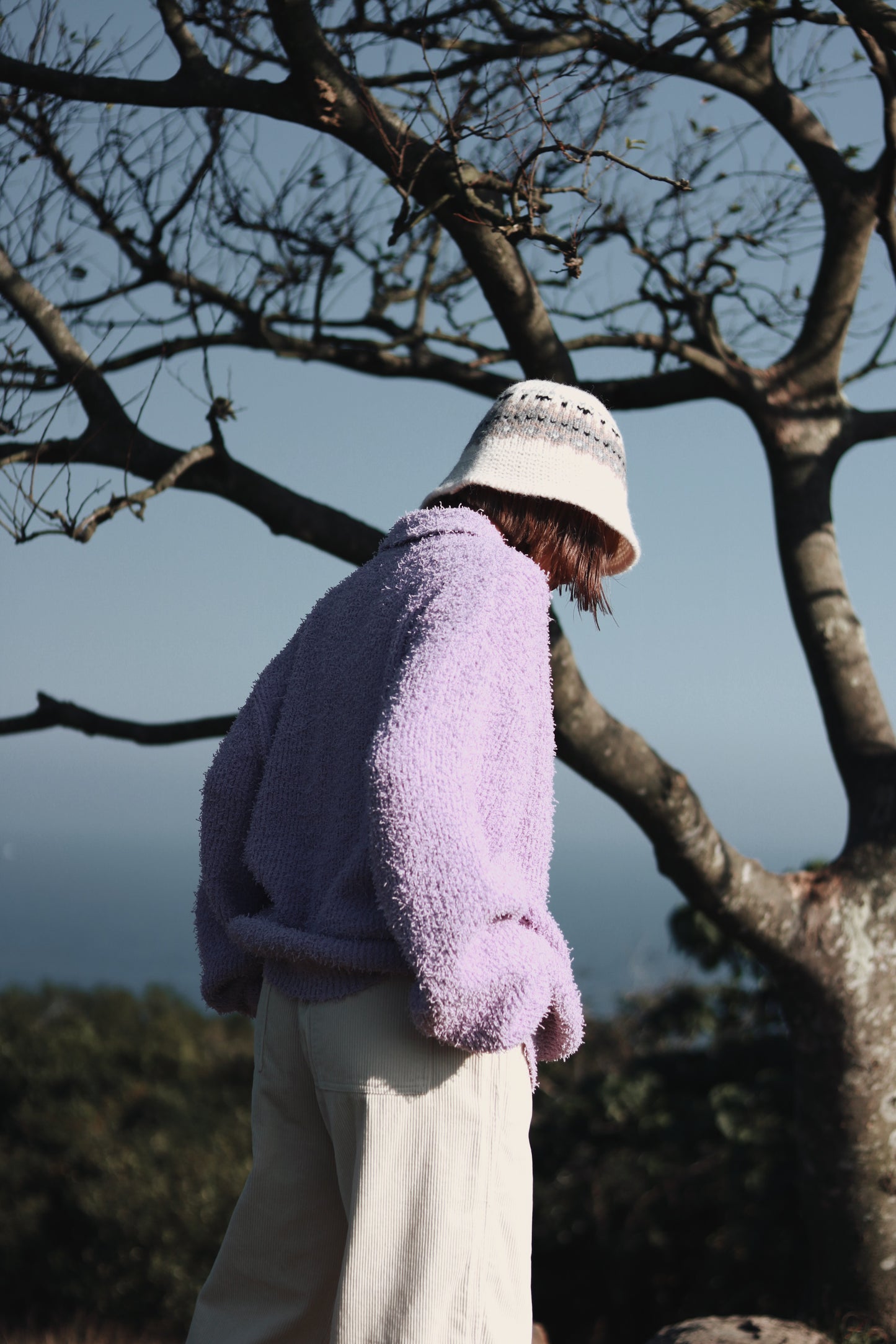 Snow Bucket Hat (Ivory)
