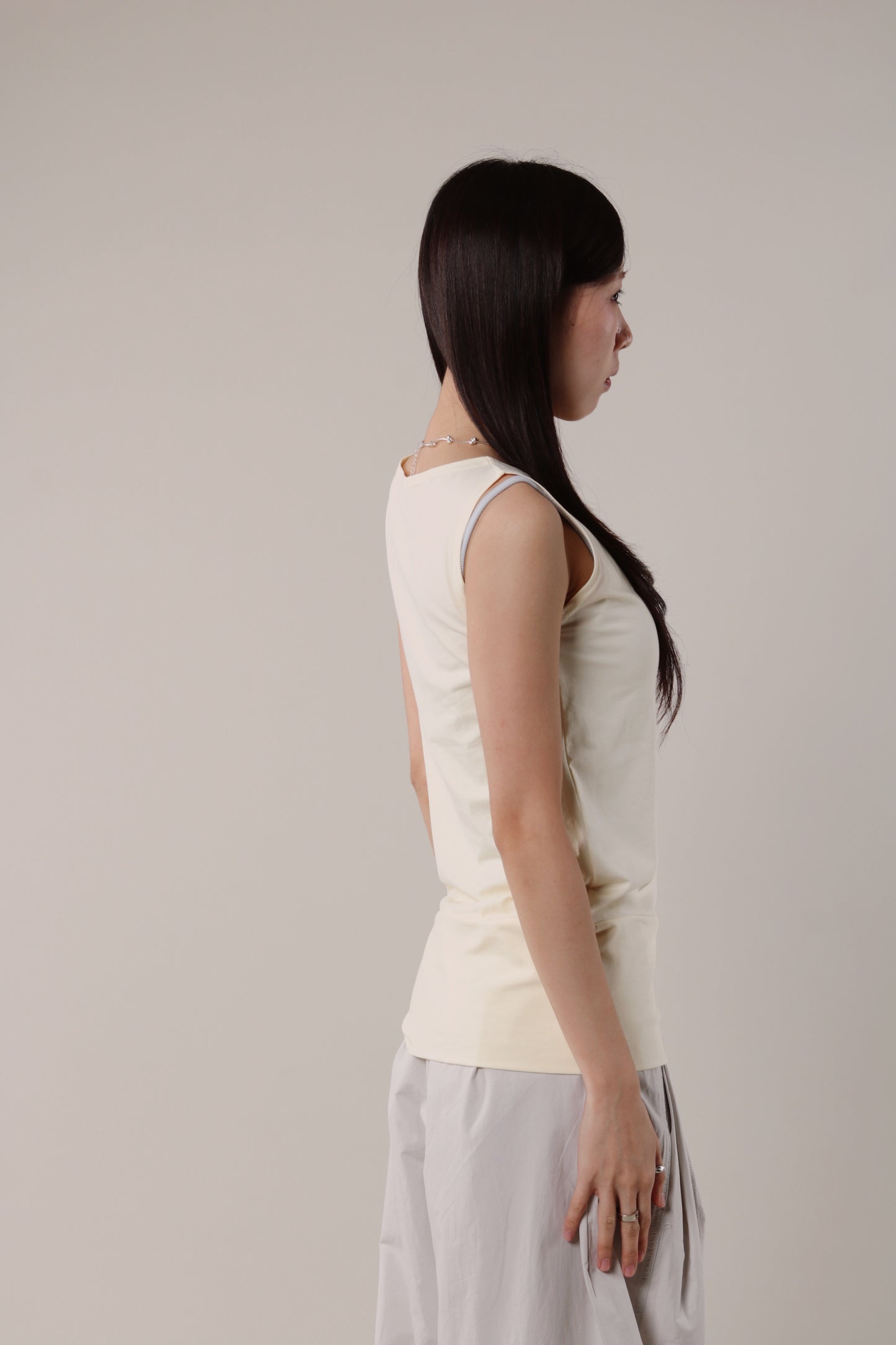 Amos Sleeveless Top (Yellow)
