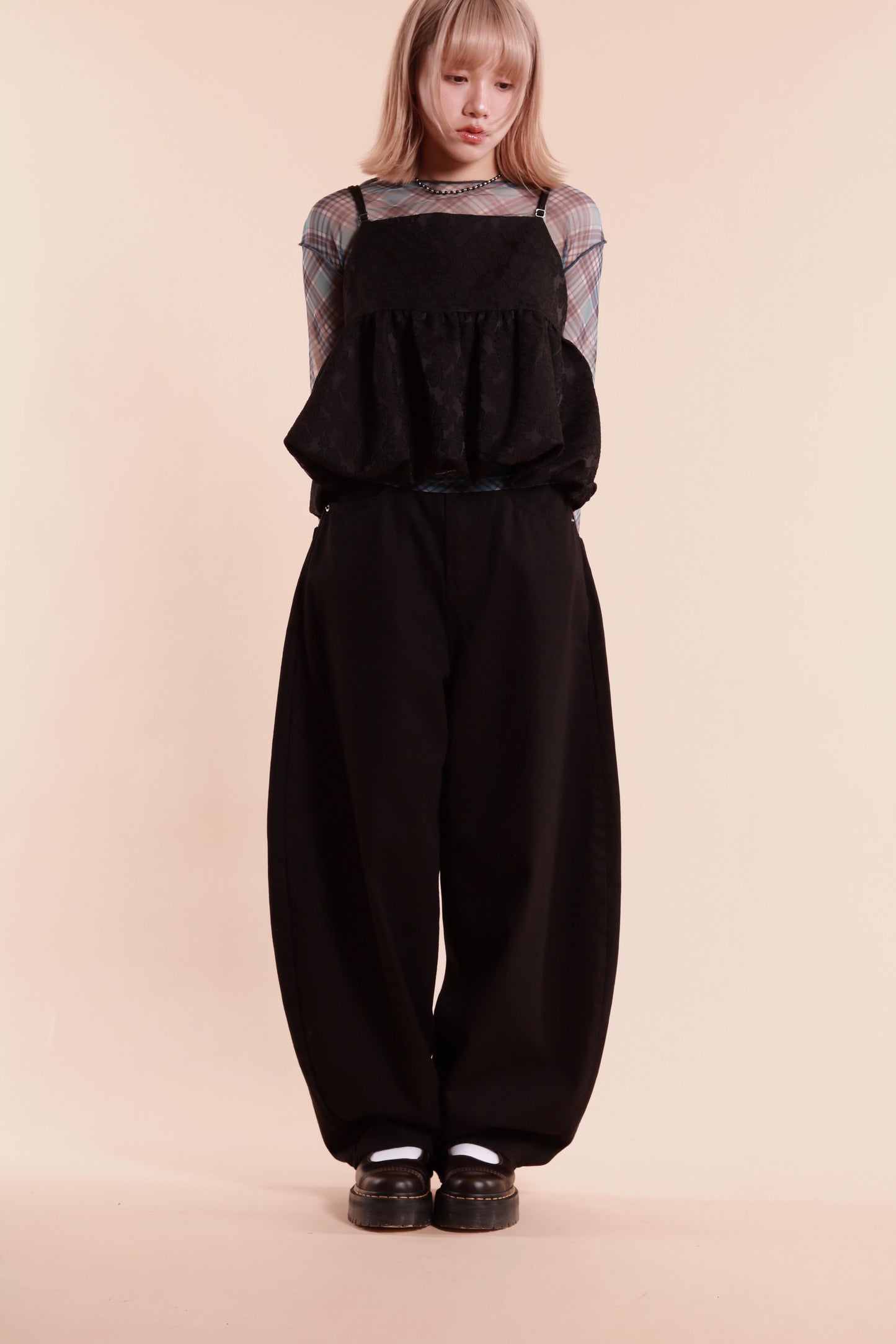 Ribbon Jeans (Black)