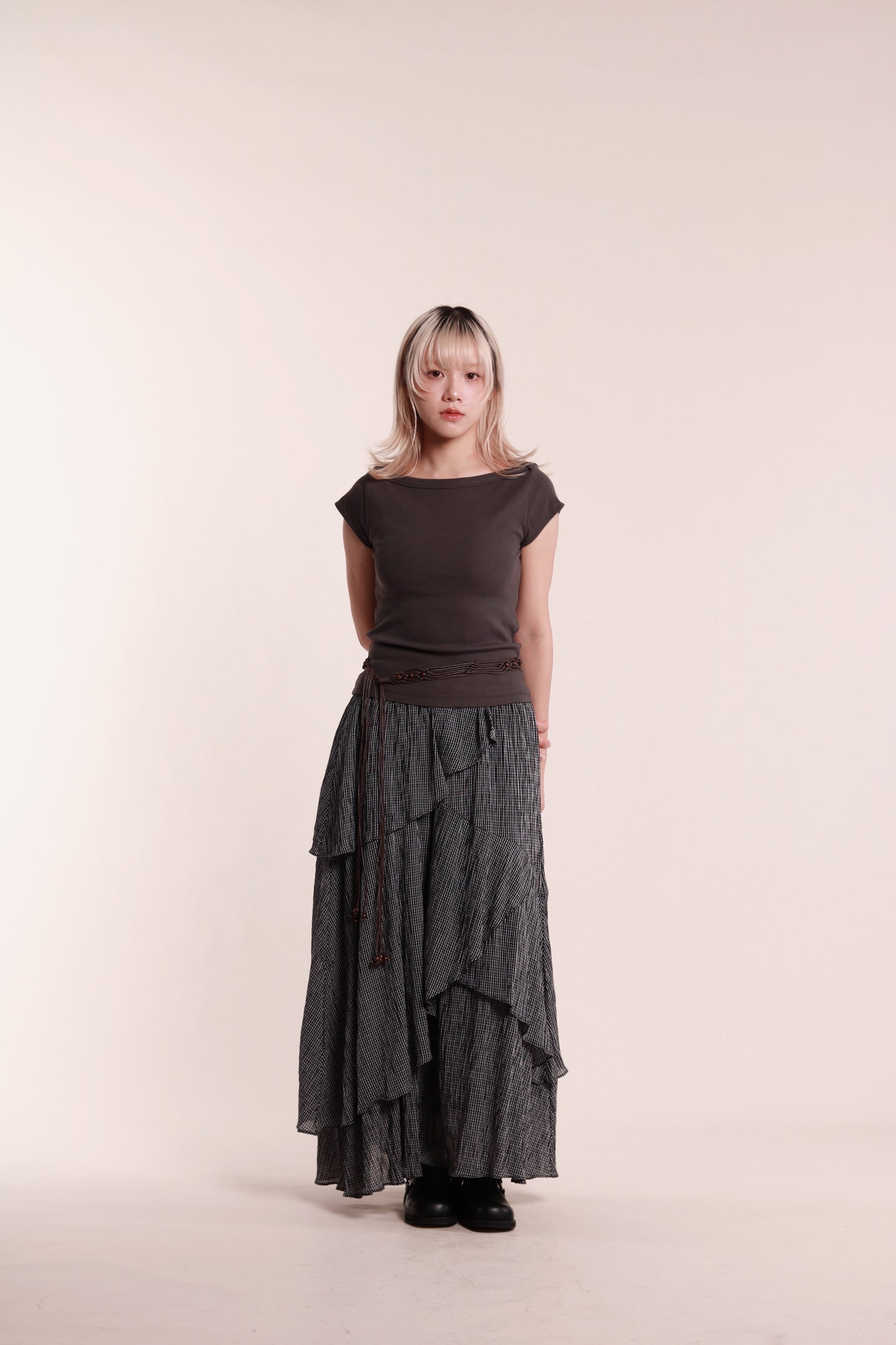 Layered Skirt (Black)