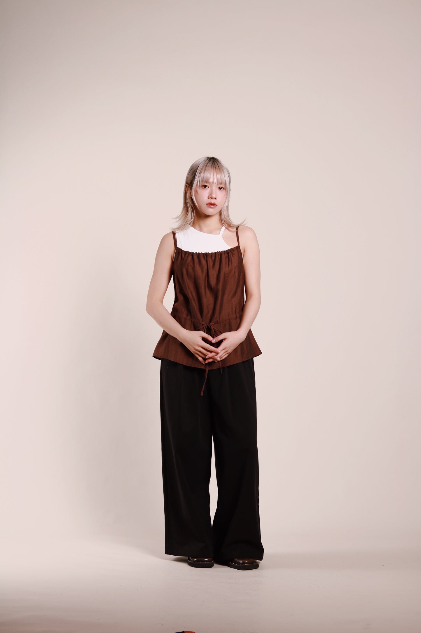 Renne Wide Leg Pants (Black)