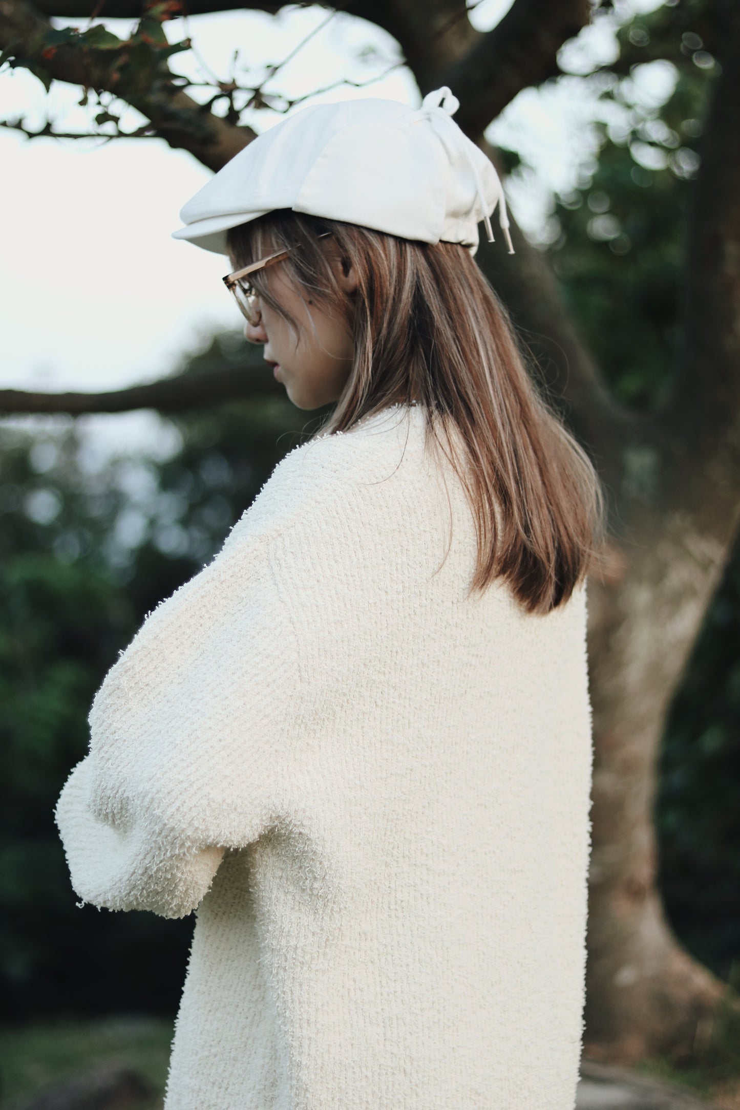Oversized Knit Top (Butter)