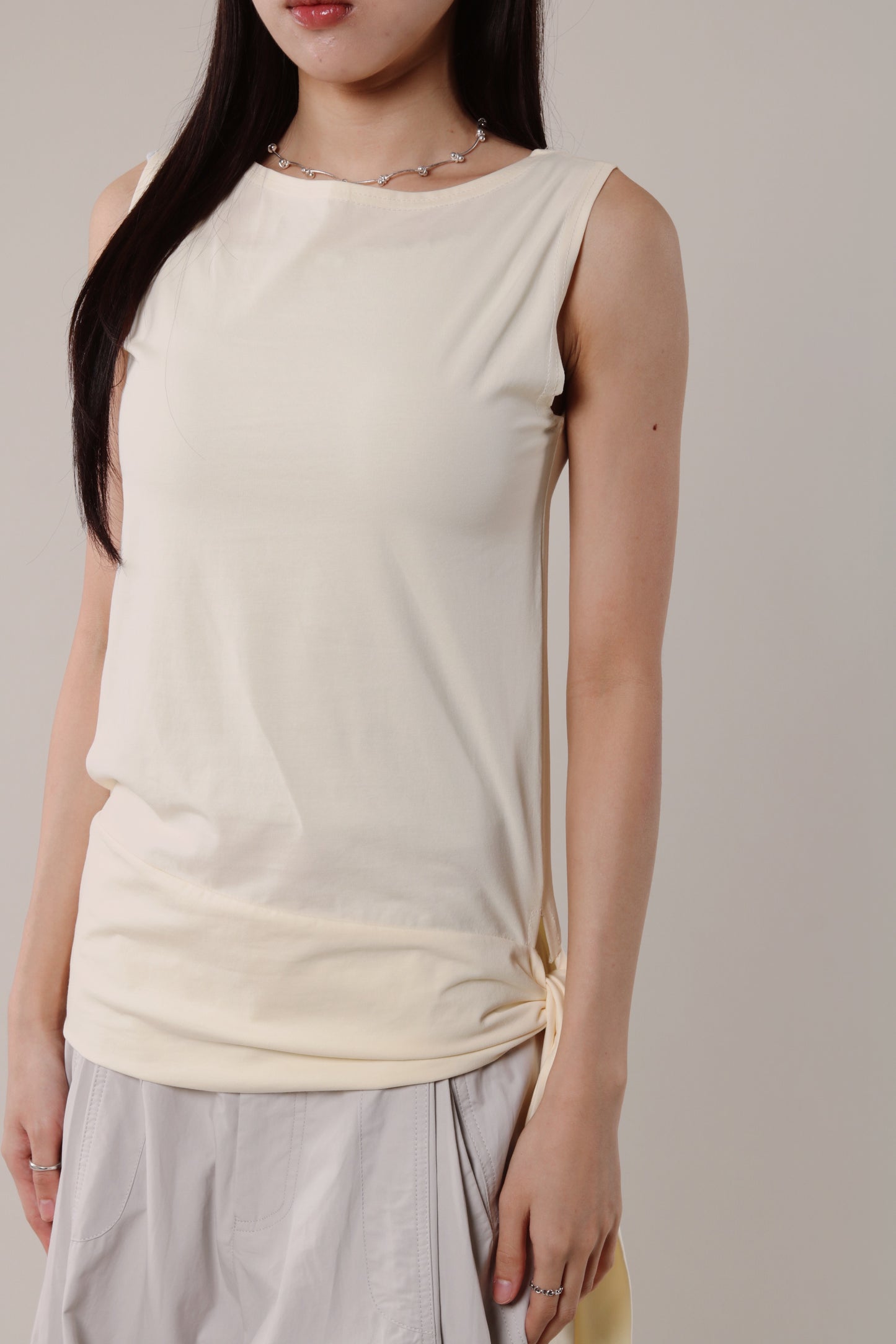Amos Sleeveless Top (Yellow)