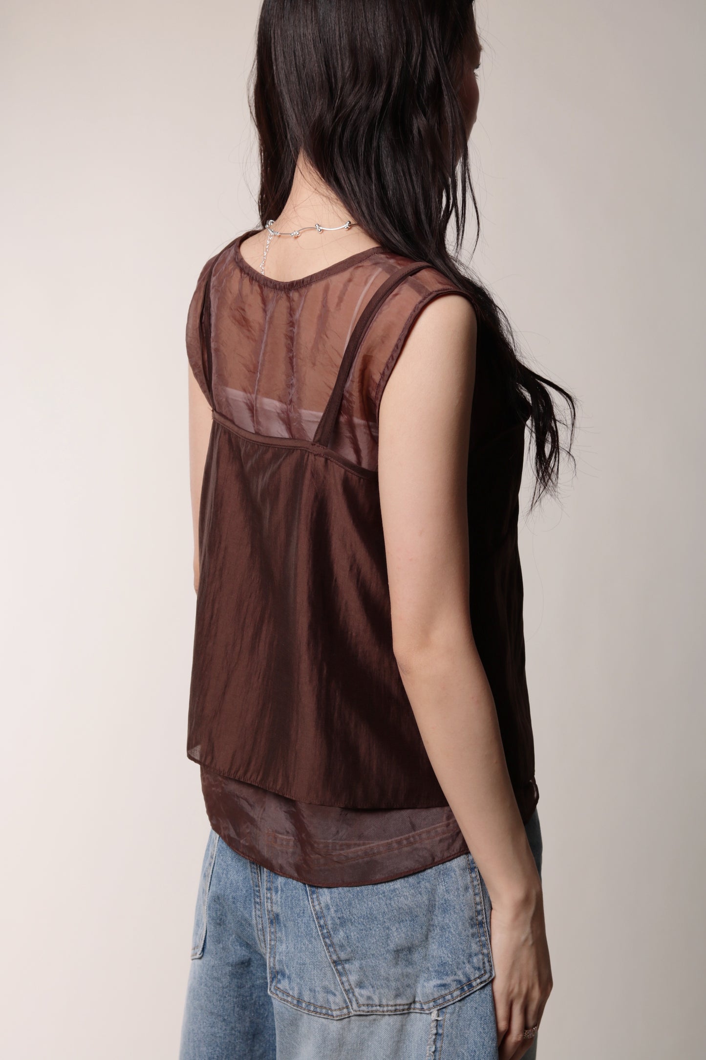 Chaya Layered Top (Brown)