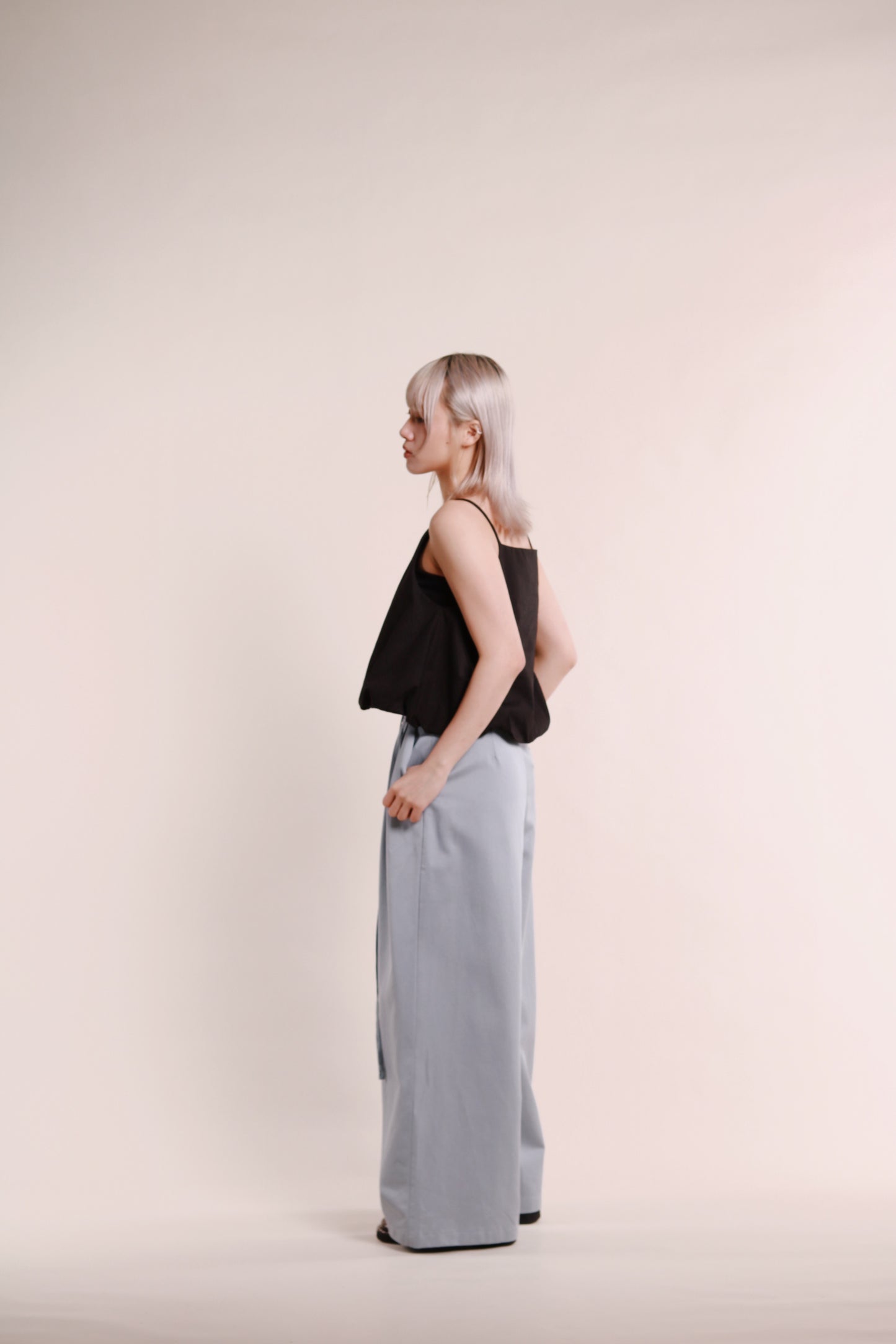 Renne Wide Leg Pants (Blue)