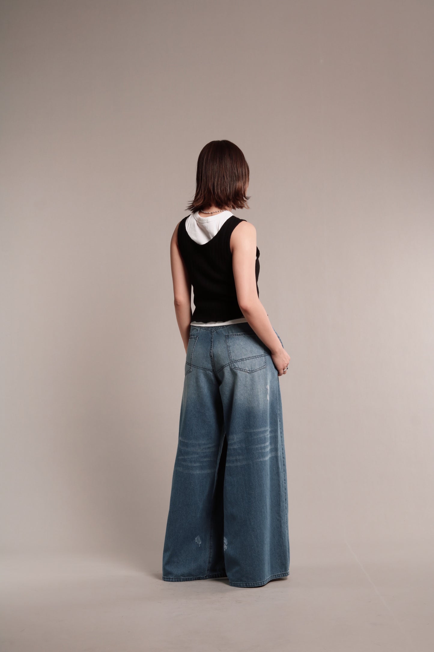 Ribbed Tank Top (Black)