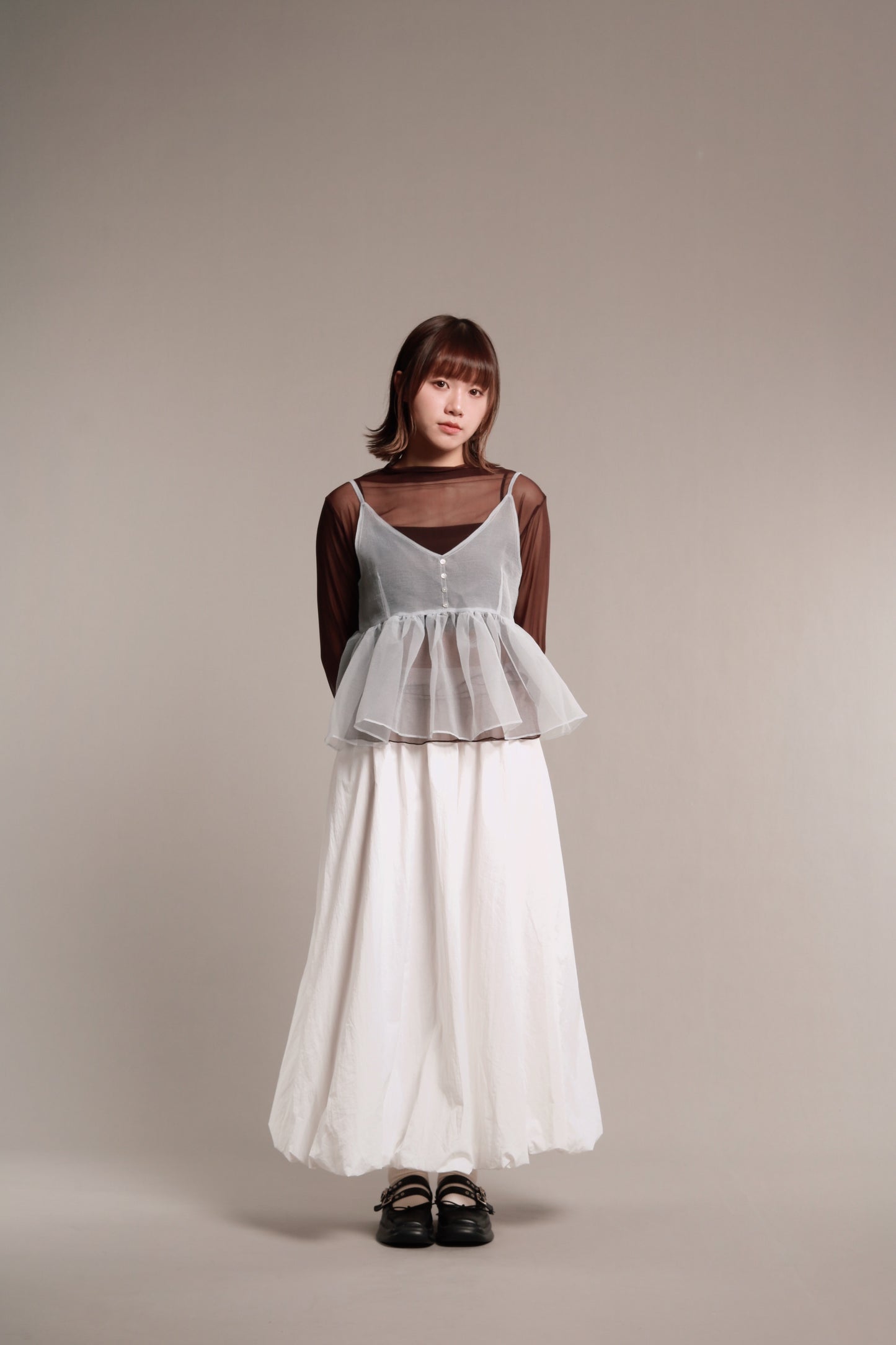 Bubble Skirt (White)