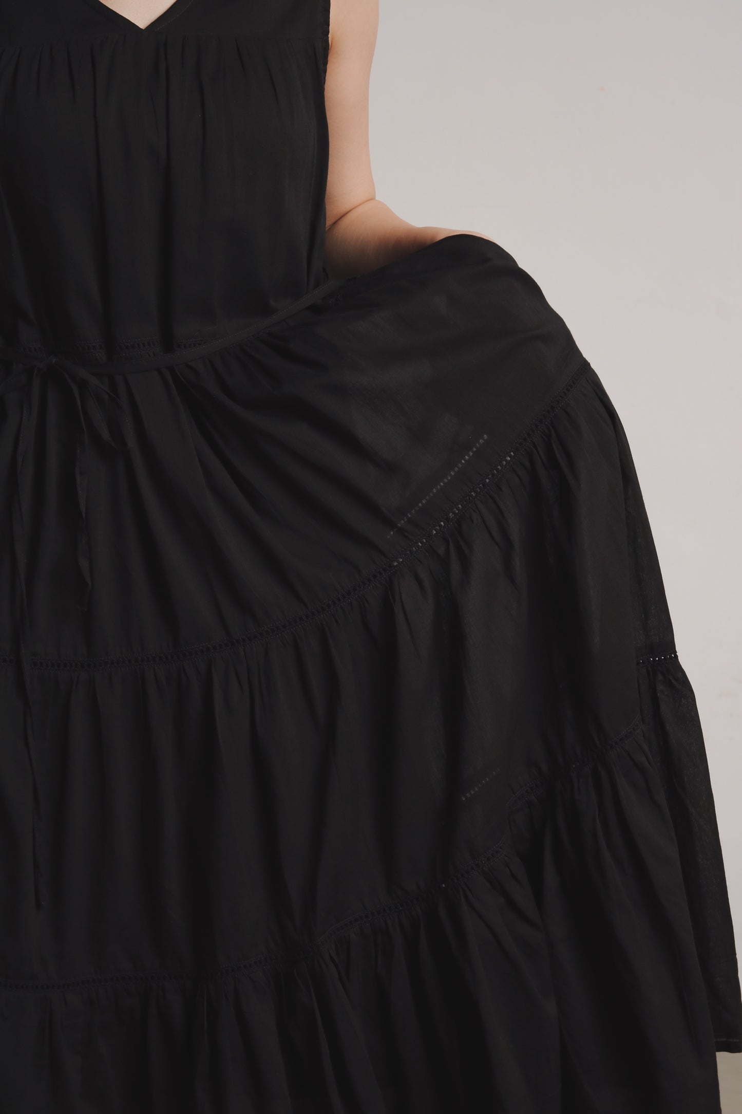 Doll Tiered Dress (Black)