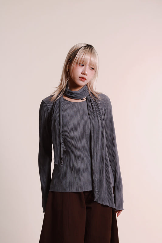 Lenny Top Set (Grey Blue)