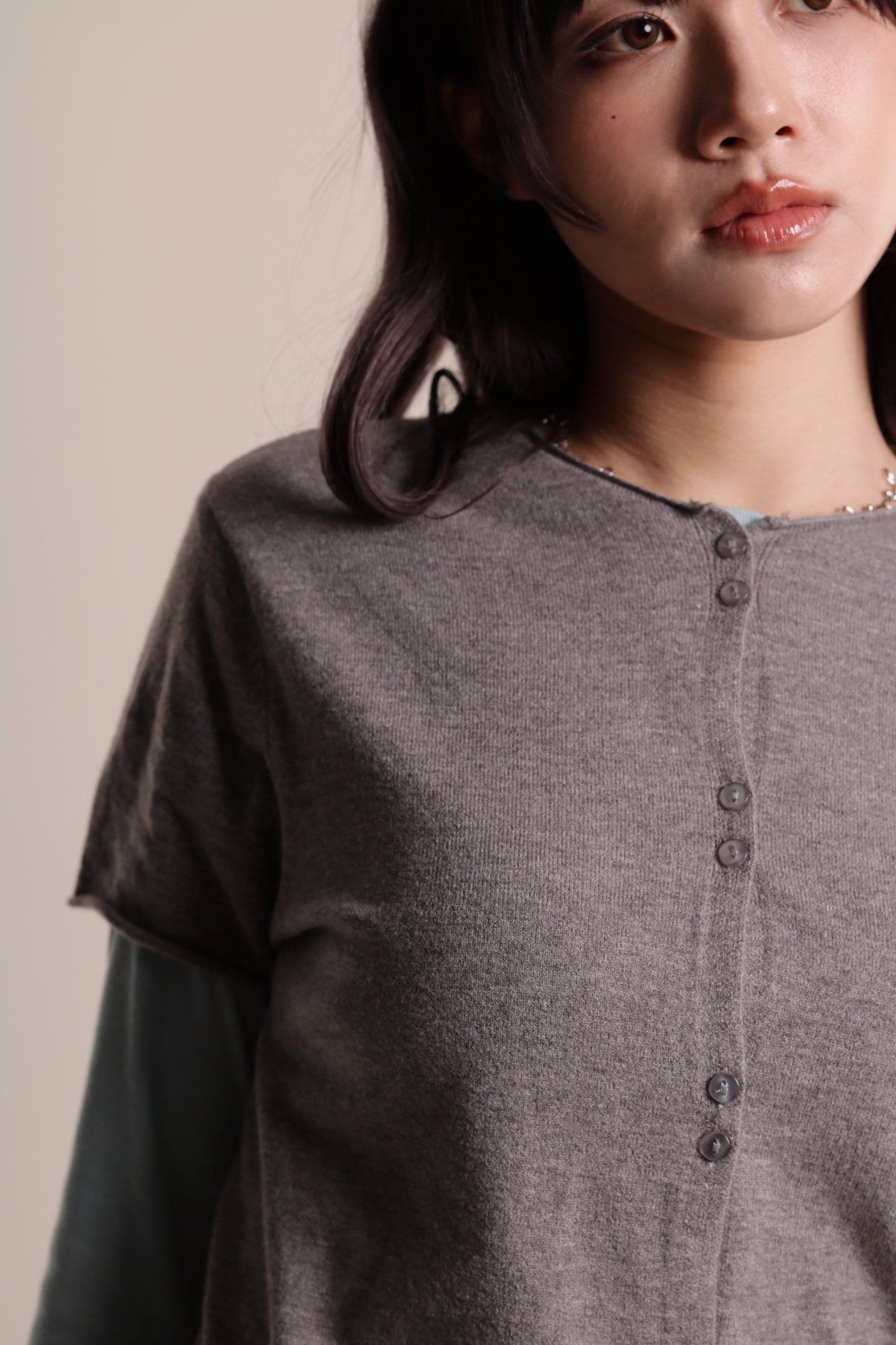 Mini Cardigan (Grey)