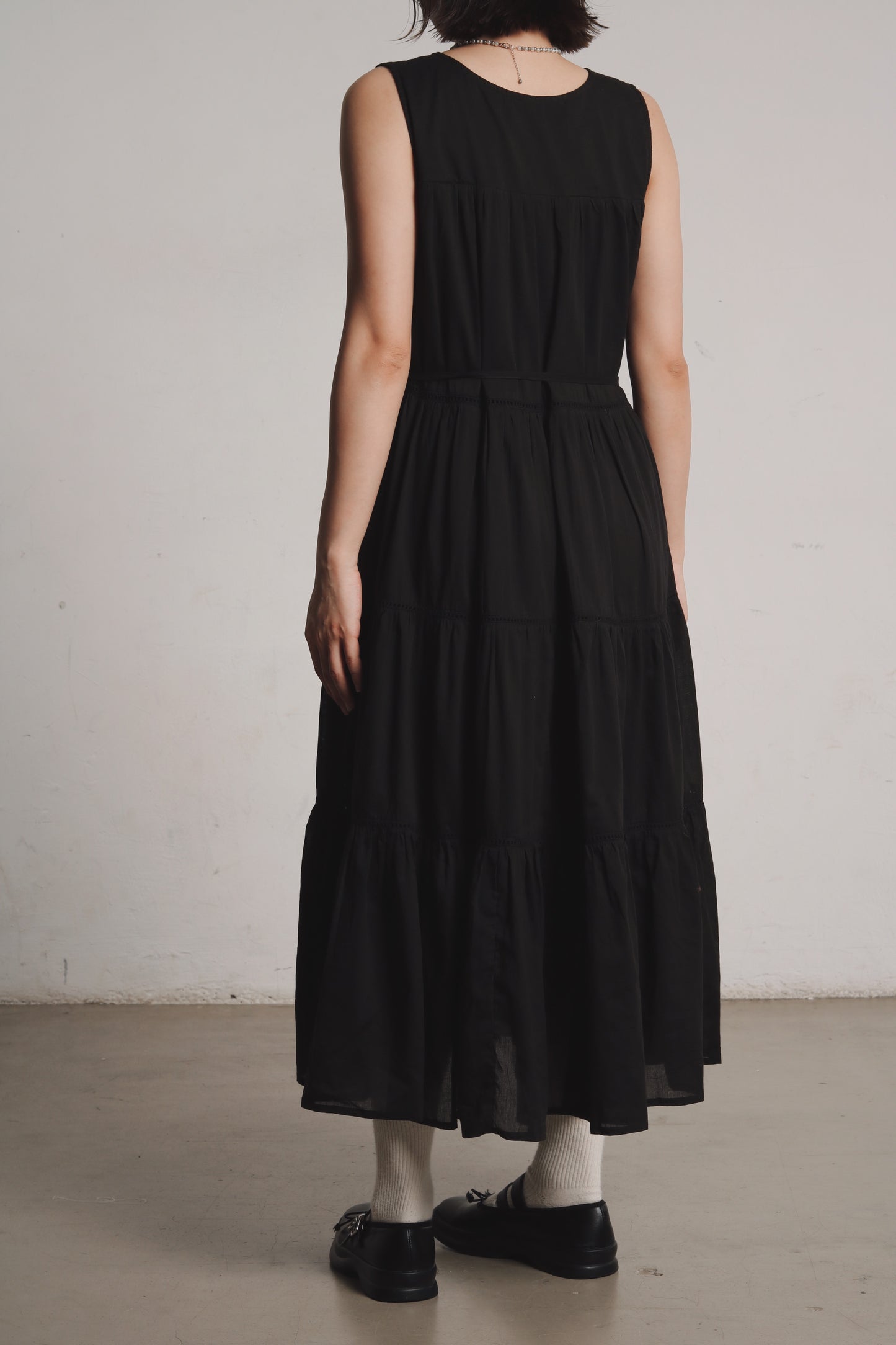 Doll Tiered Dress (Black)