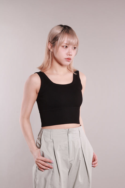 Square Fit Bra Top (Black)