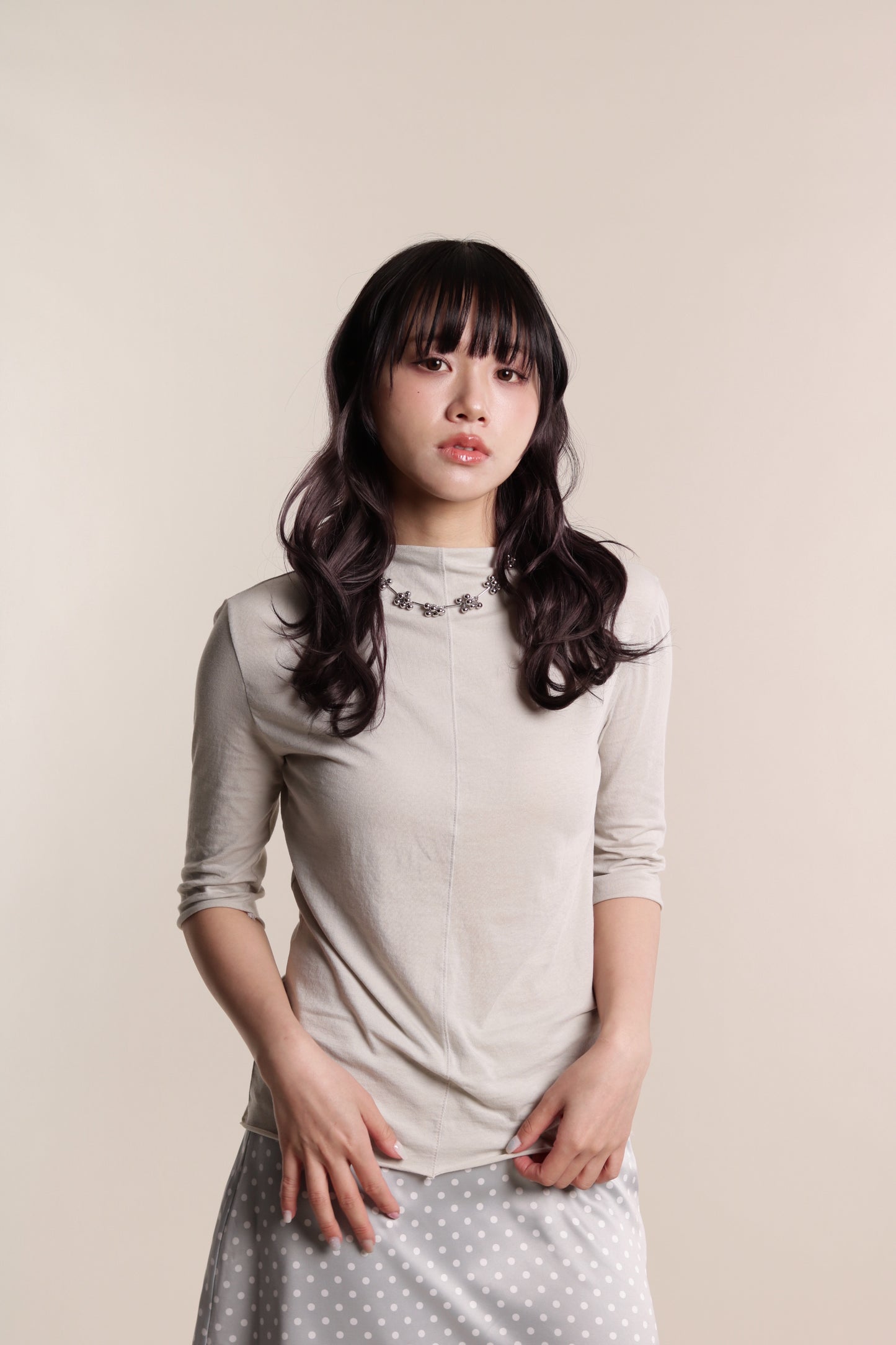 Pure Mock Neck Top (Dusty Green)