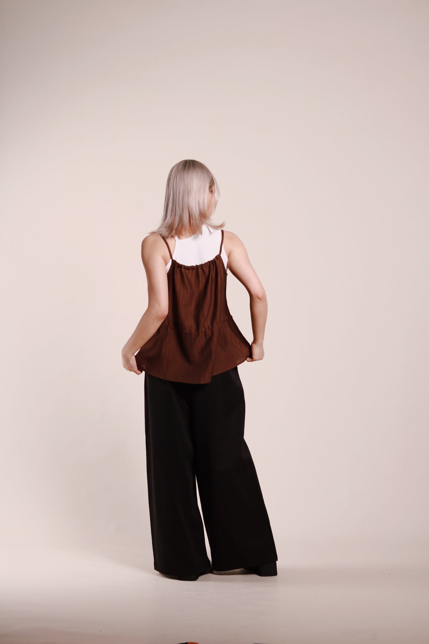 Renne Wide Leg Pants (Black)