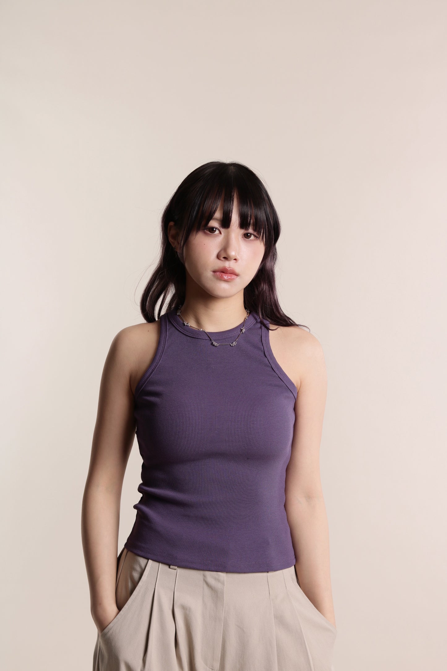 Slim Tank Top (Purple)