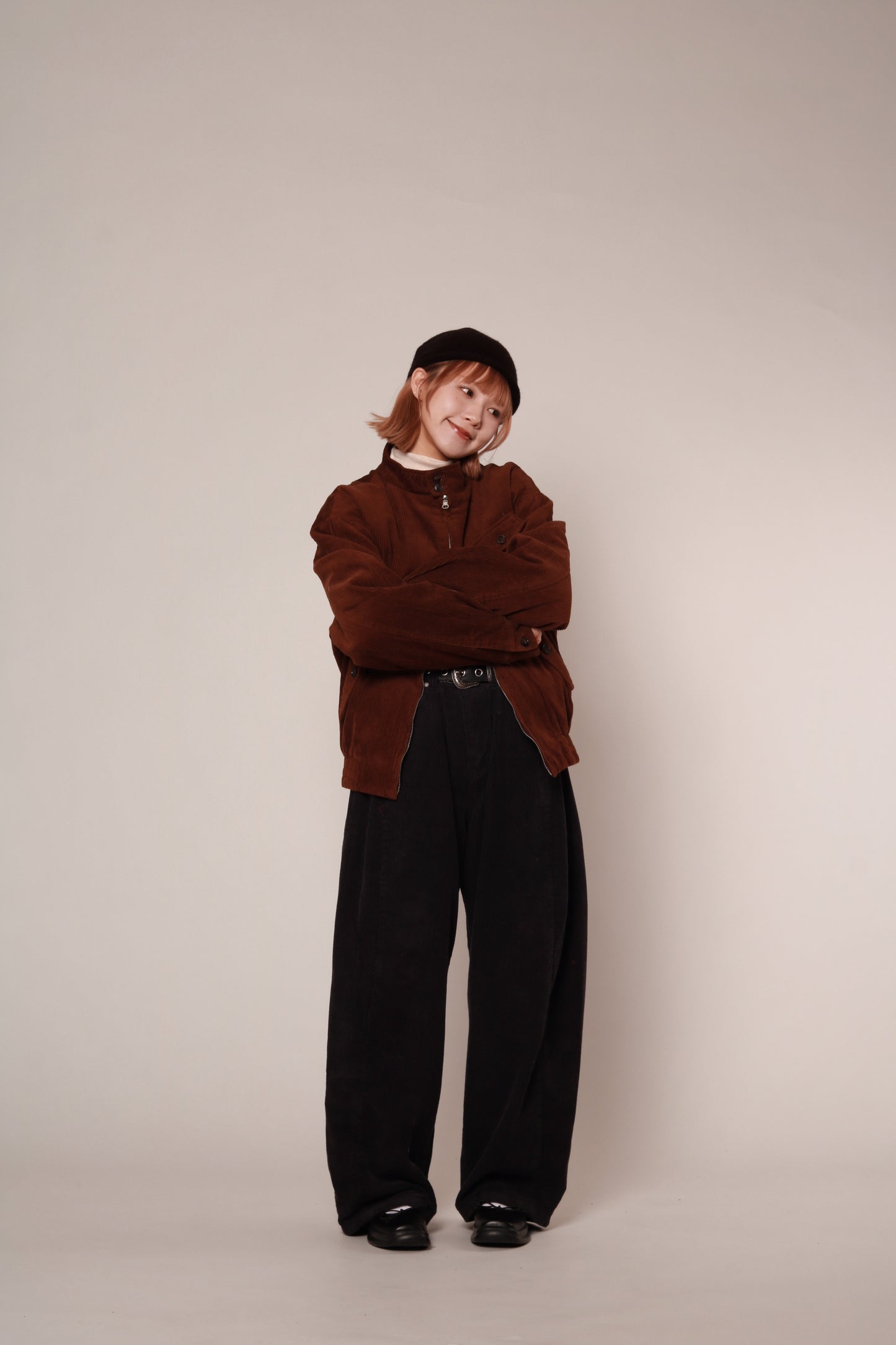 Unisex Corduroy Jacket (Brown)