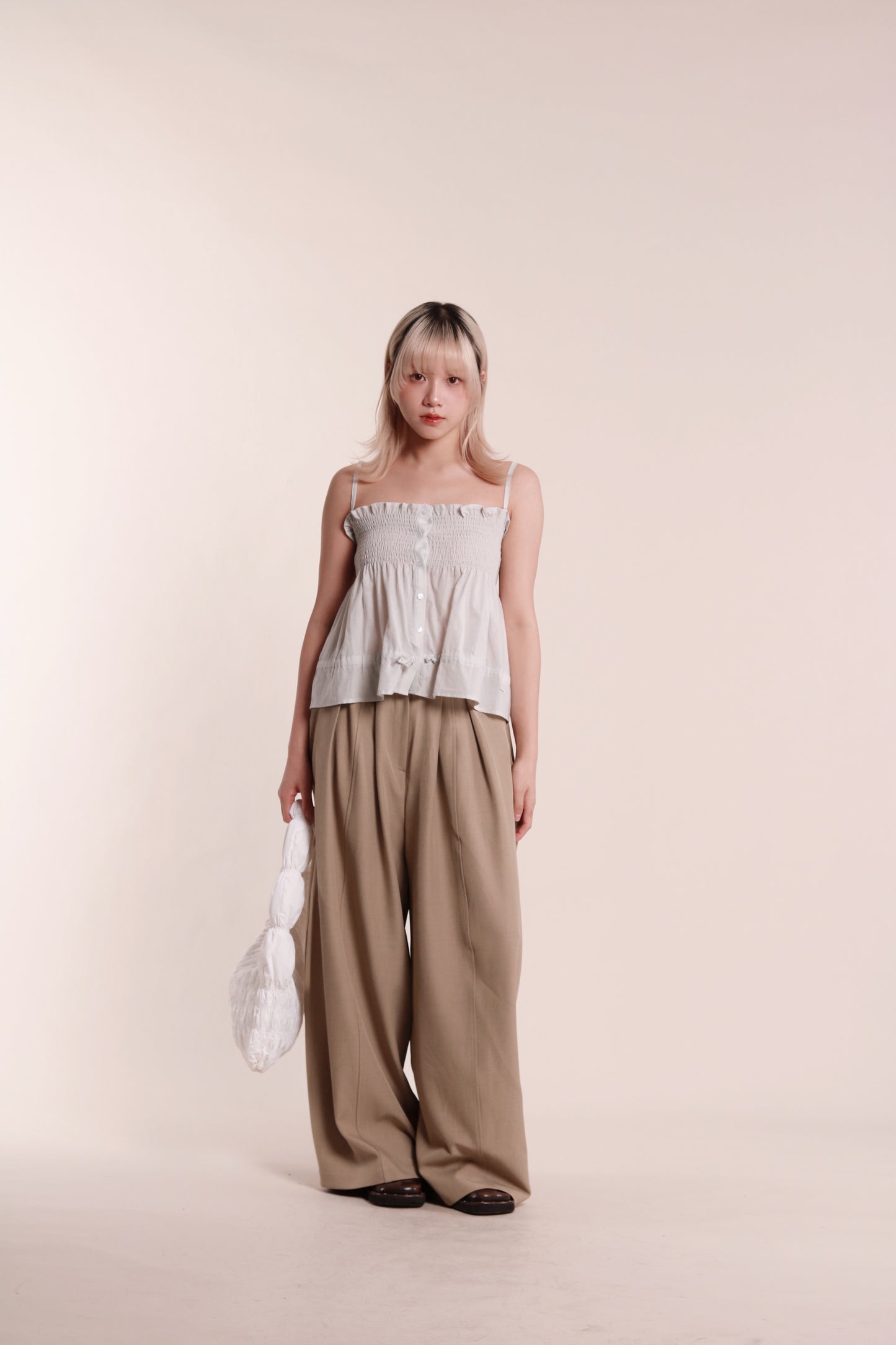 Audrey Sleeveless Top (Mint)