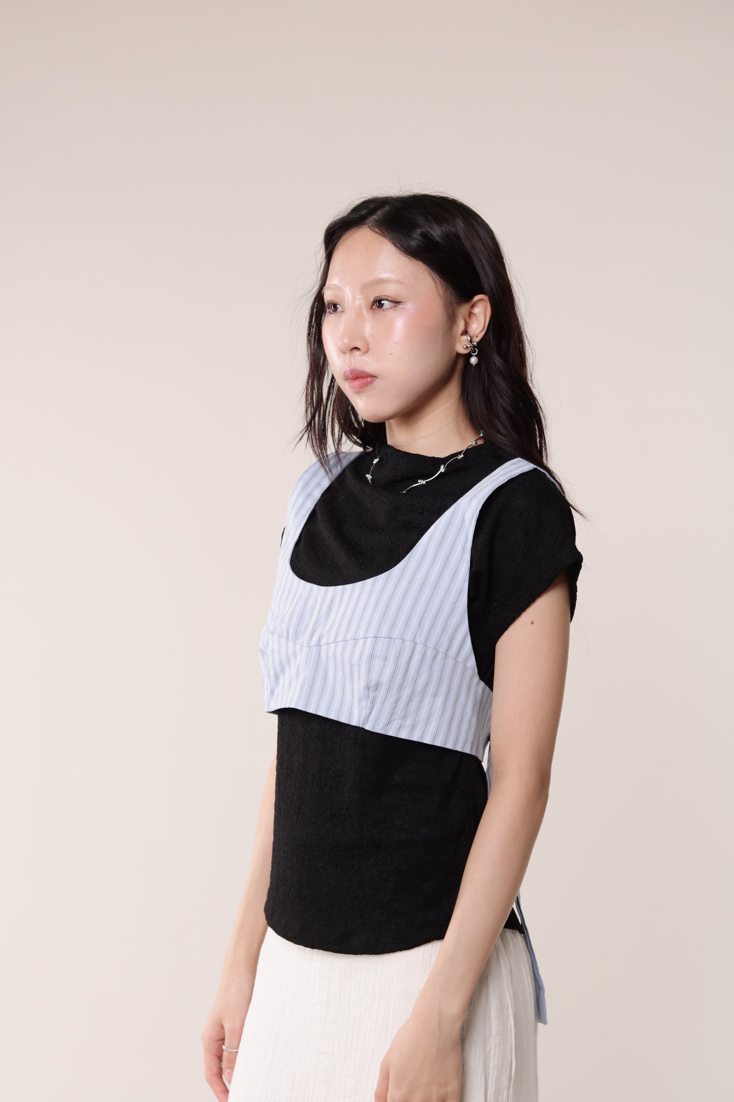 Striped Vest (Blue)