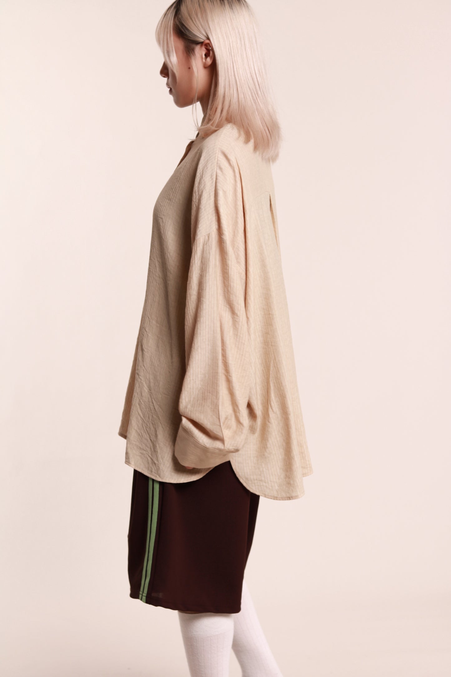Softy Oversize Shirt (Beige)