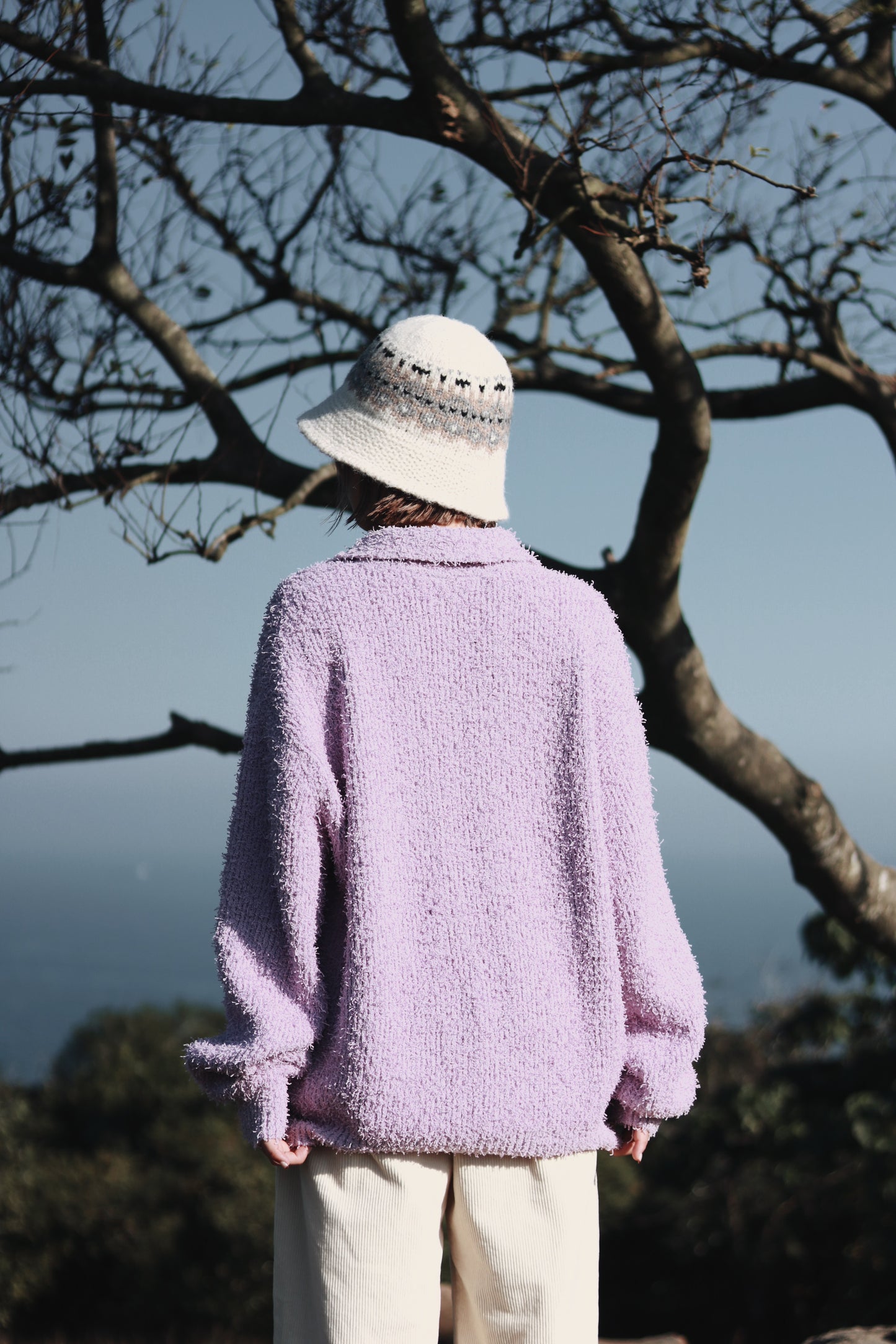 Snow Bucket Hat (Ivory)