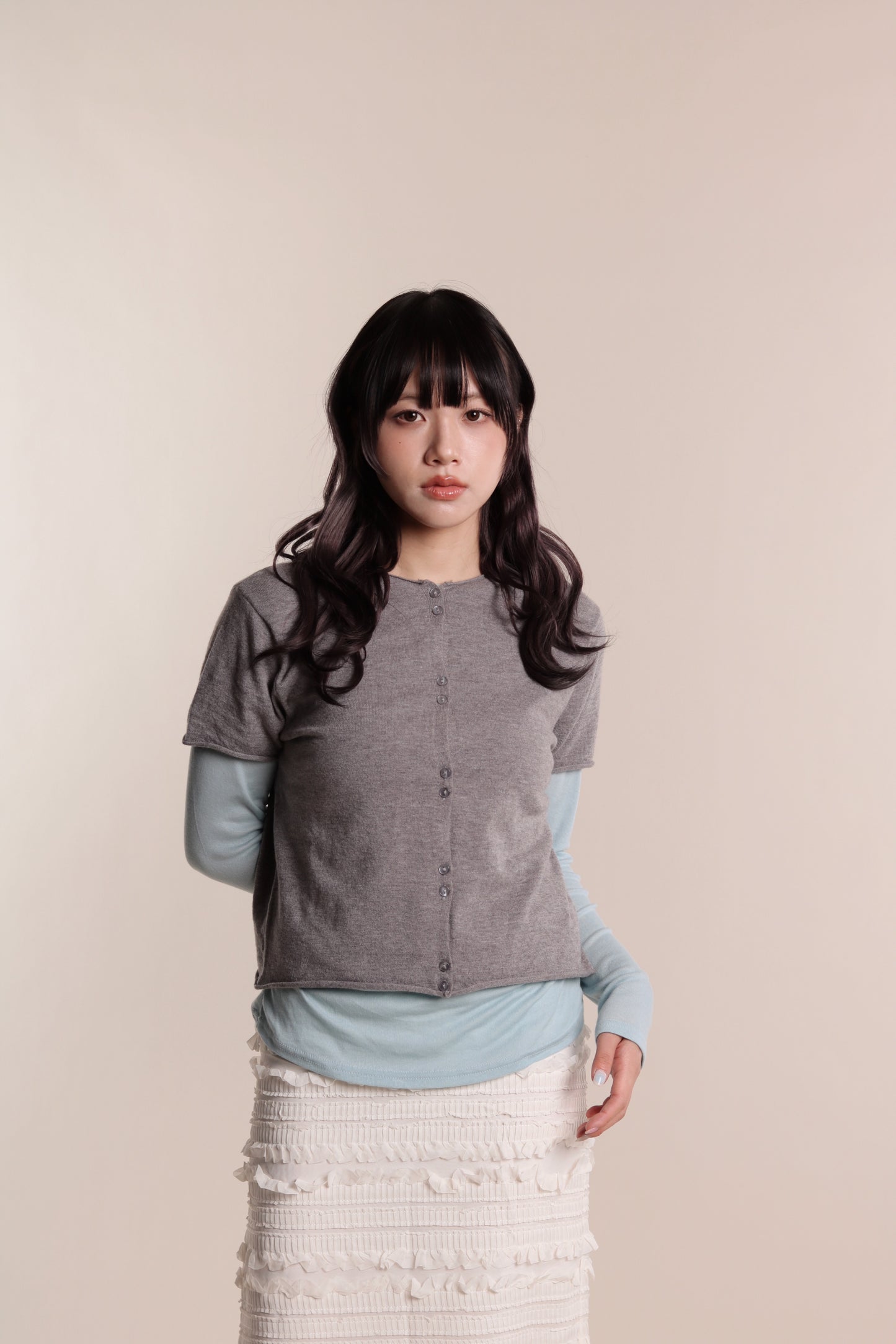 Mini Cardigan (Grey)