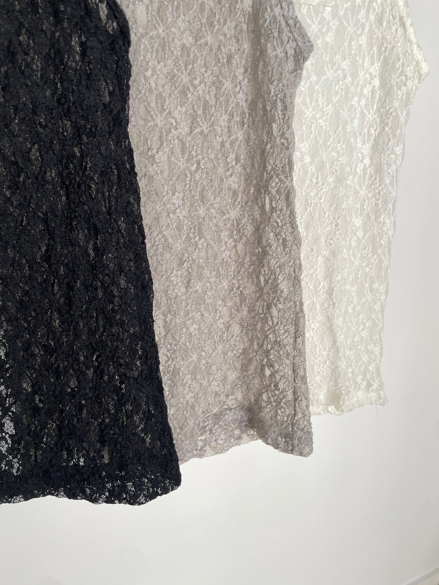 Mesh Sleeveless Top (Black)