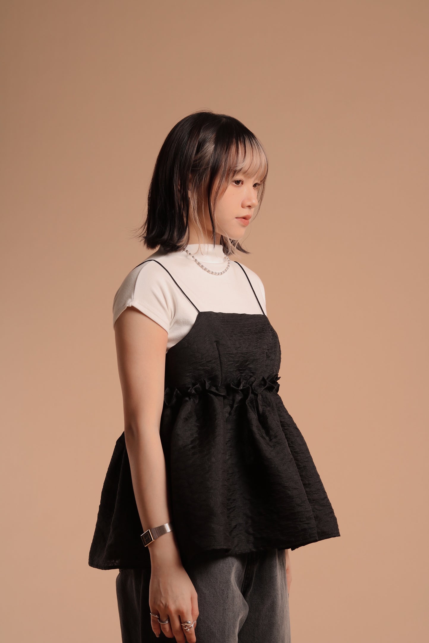 Cap Sleeve Tee (Ivory)