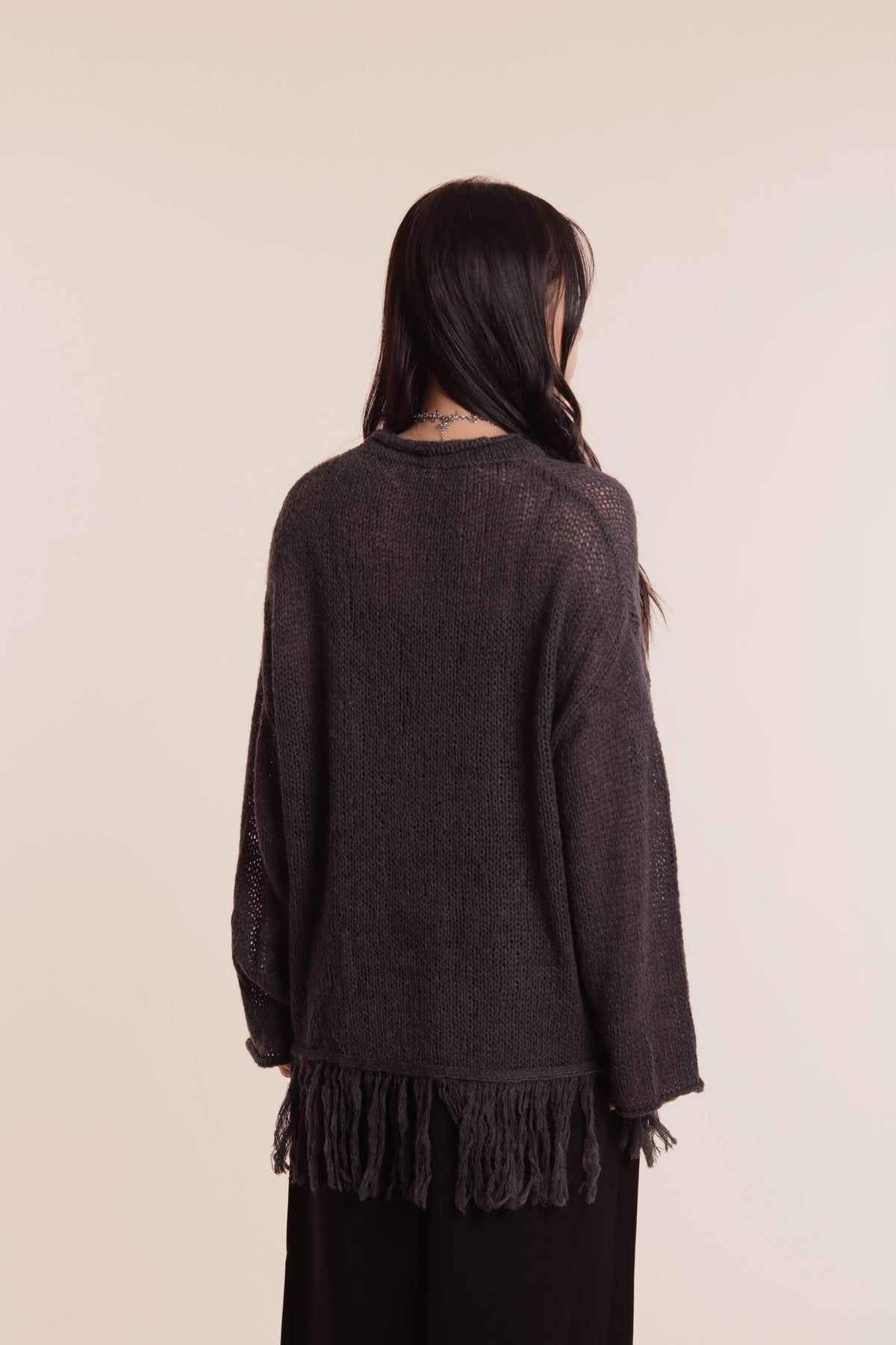 Soso Knit Top (Charcoal)