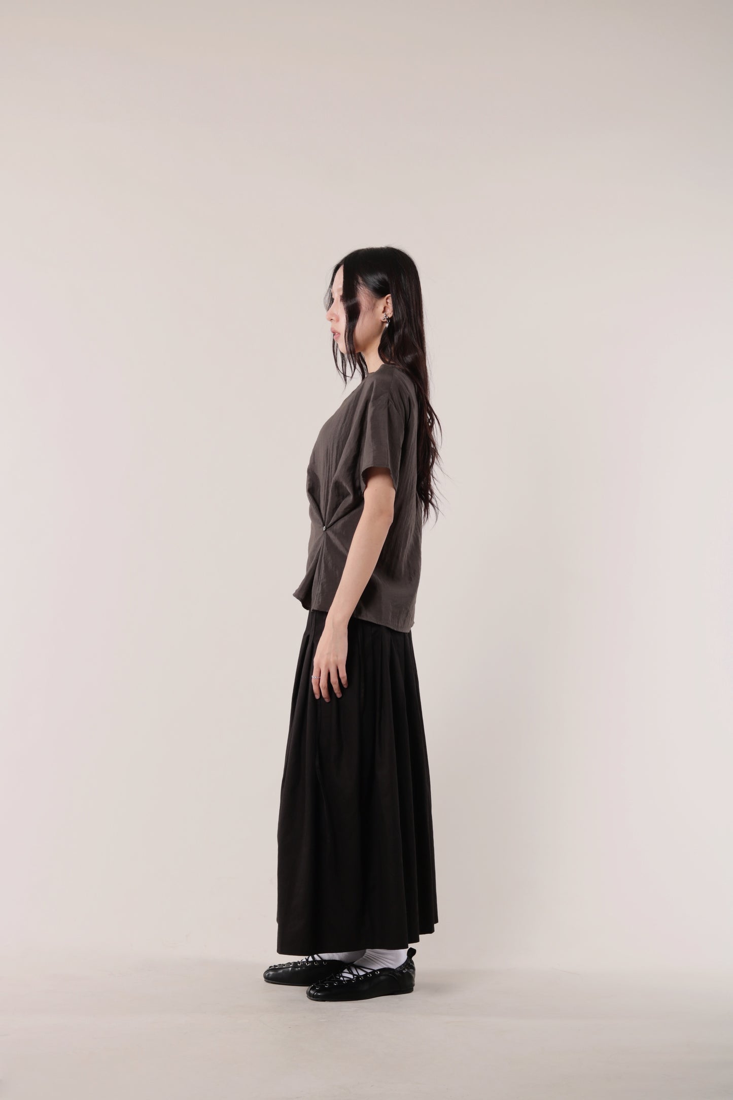Pleated Skirt (Black)