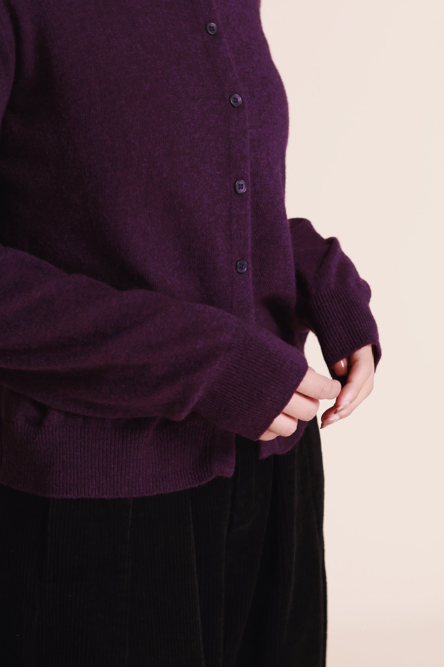 90s Cardigan (Purple)