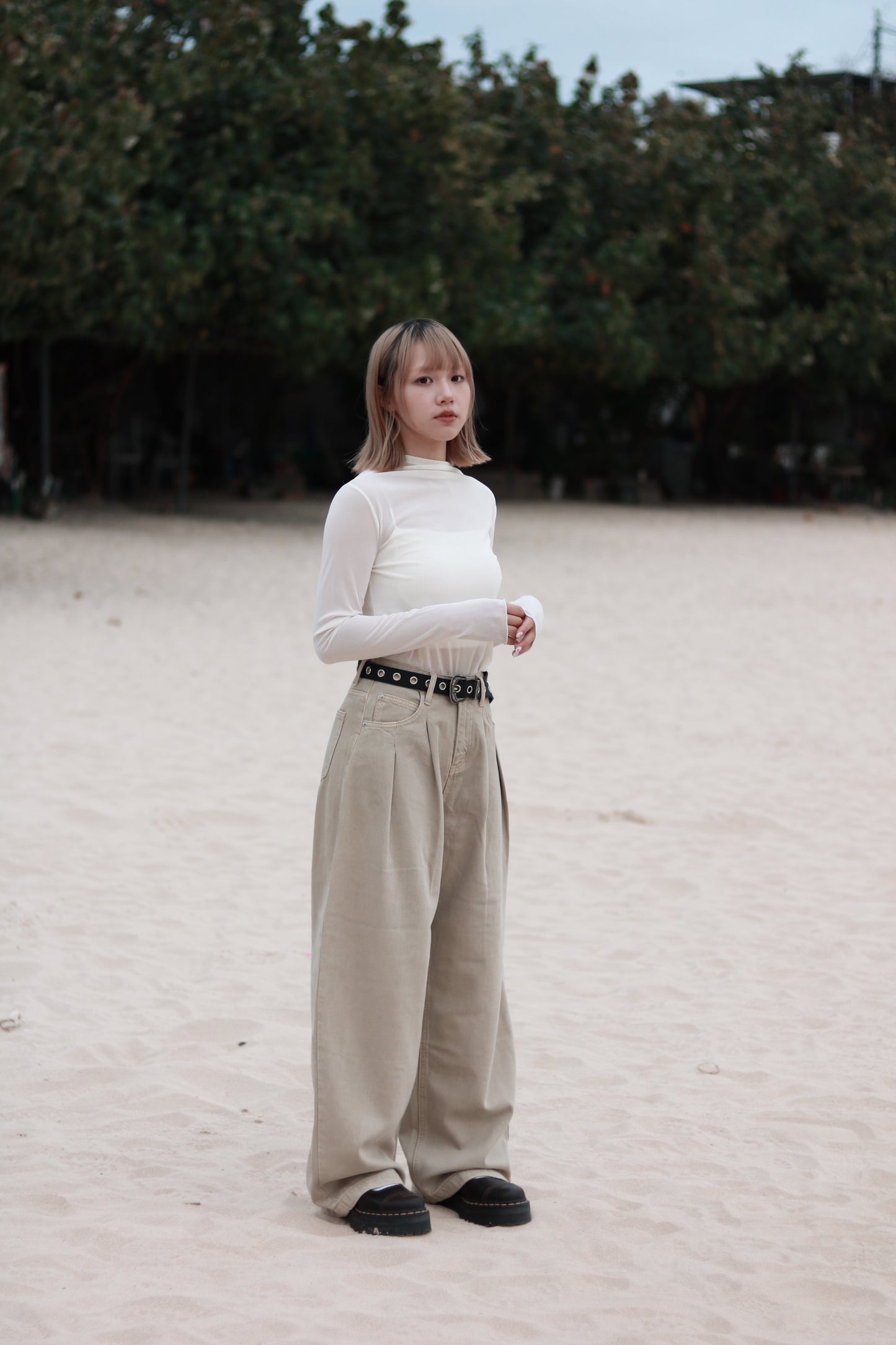 Spring See Through Top (White)