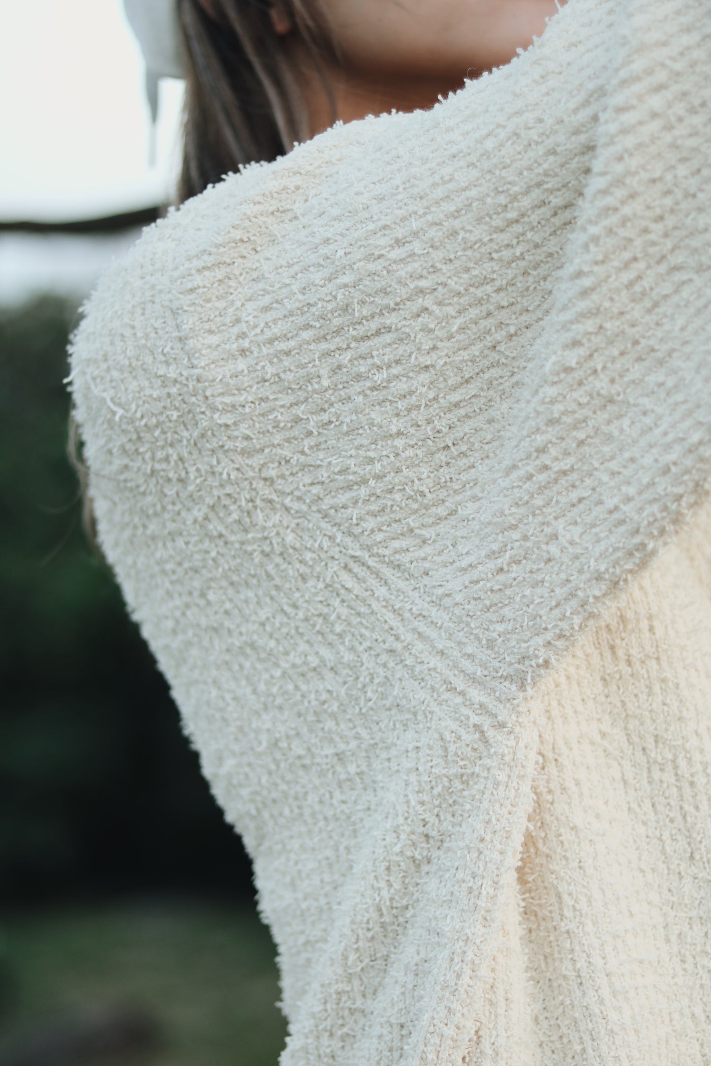 Oversized Knit Top (Butter)